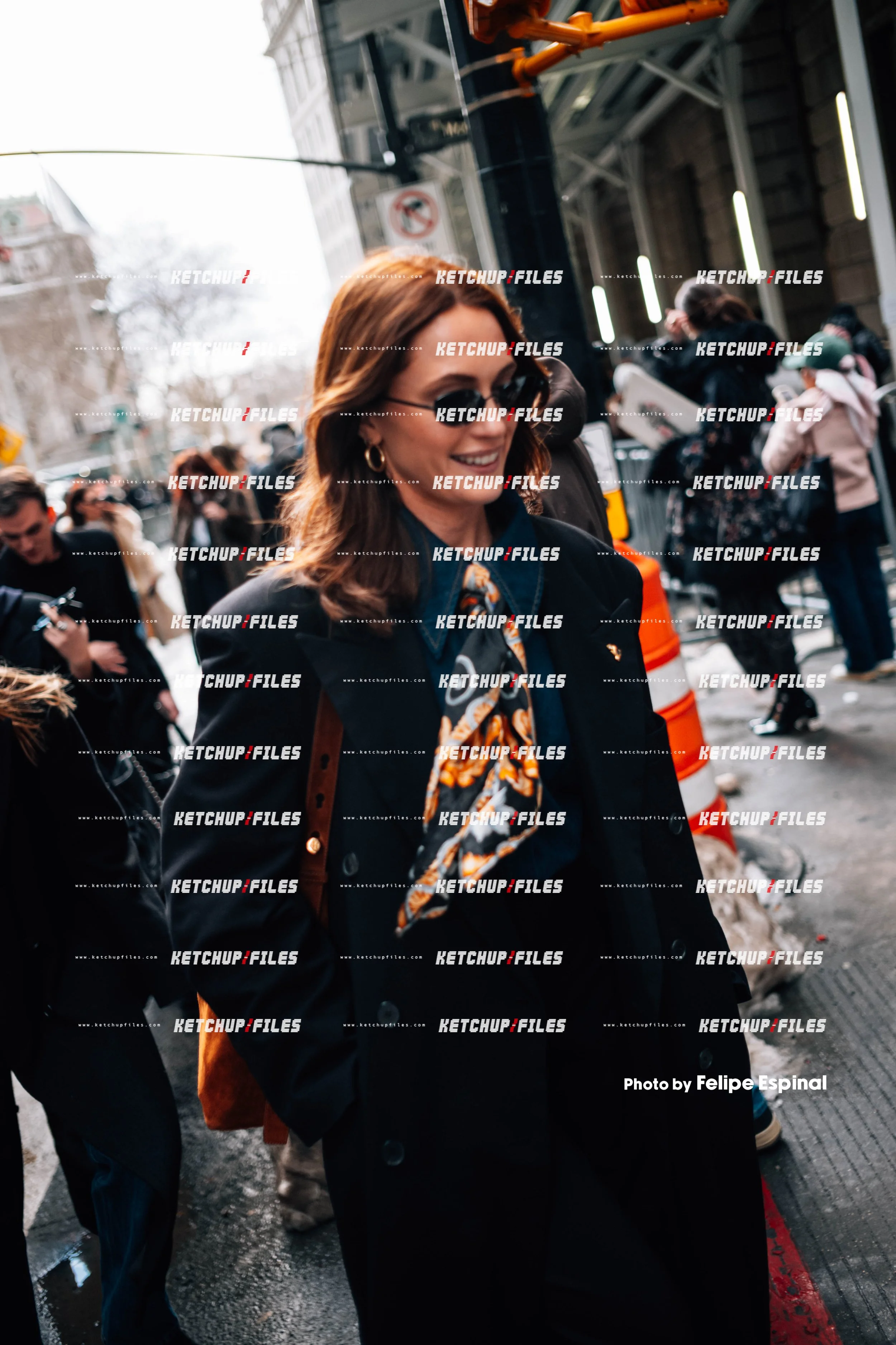 Street Style Photo of Guest at the Coach FW26 New York Fashion Week Show