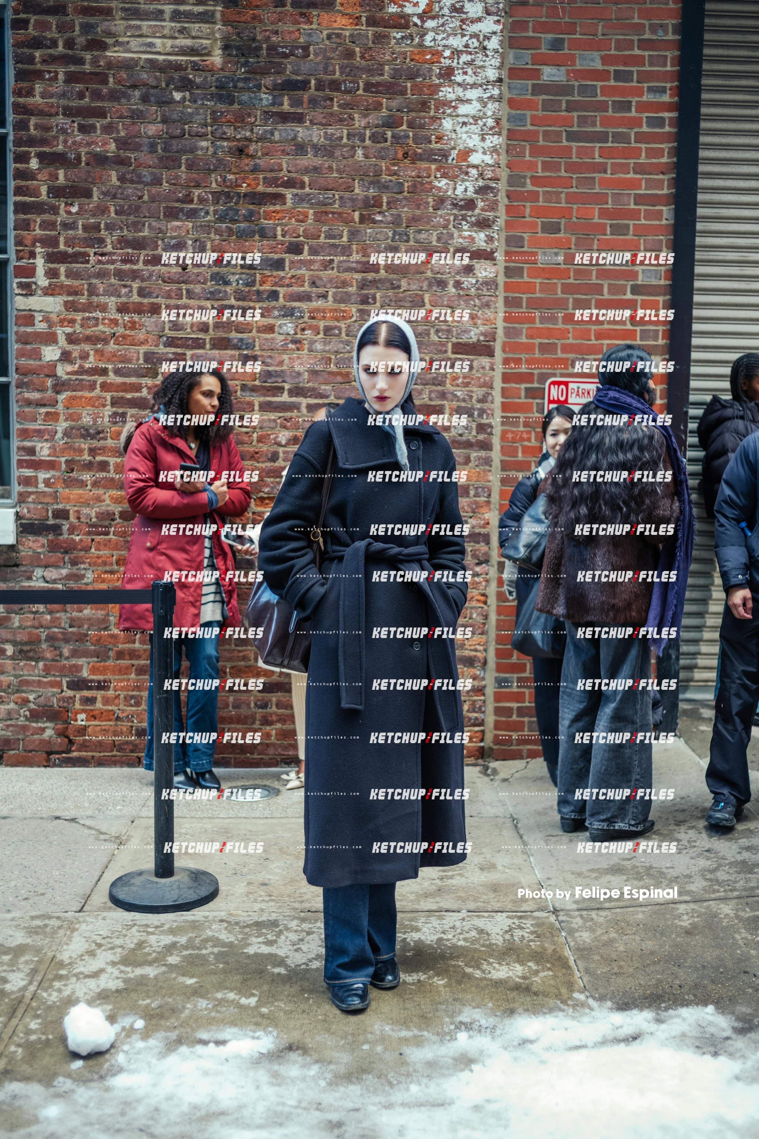Street Style Photo of Sophie Patrece Embleton at the Zankov FW26 New York Fashion Week Show
