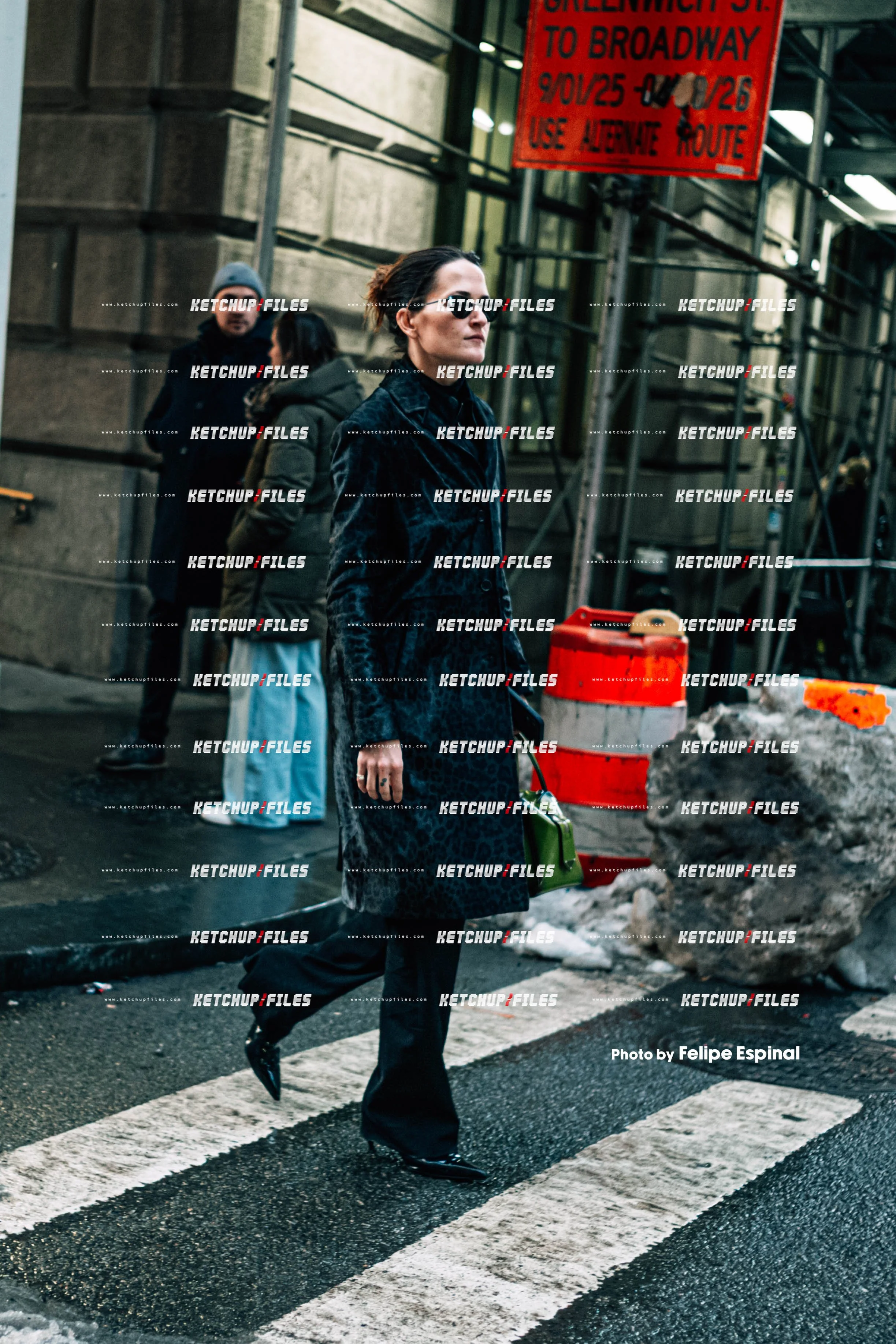 Street Style Photo of Guest at the Prabal Gurung FW26 New York Fashion Week Show
