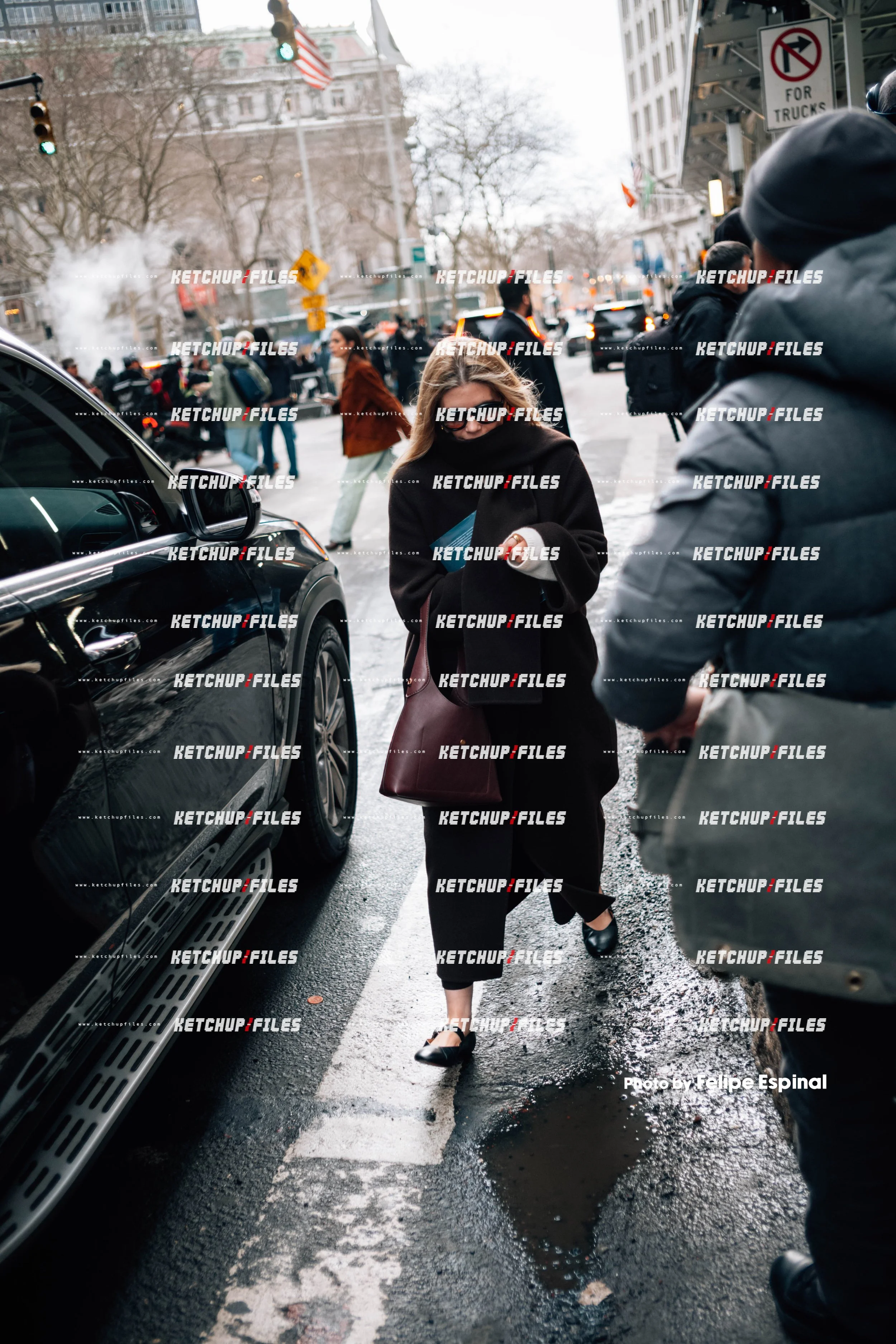 Street Style Photo of Guest at the Coach FW26 New York Fashion Week Show