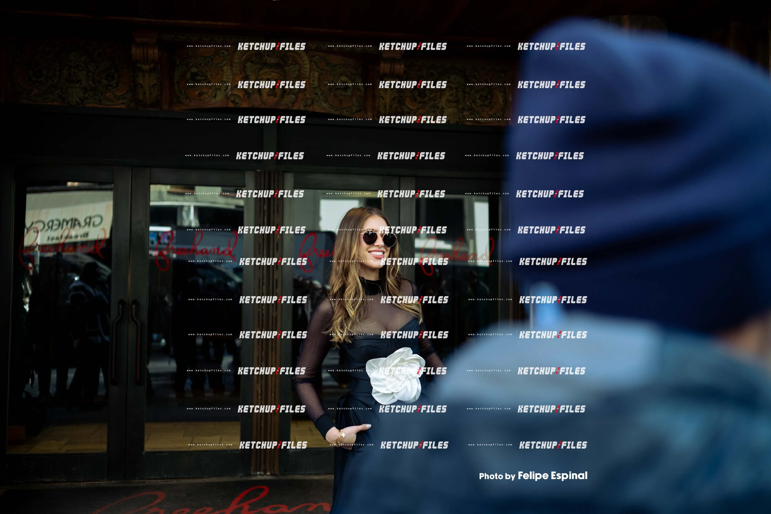 Street Style Photo of Guest at the PatBo FW26 New York Fashion Week Show