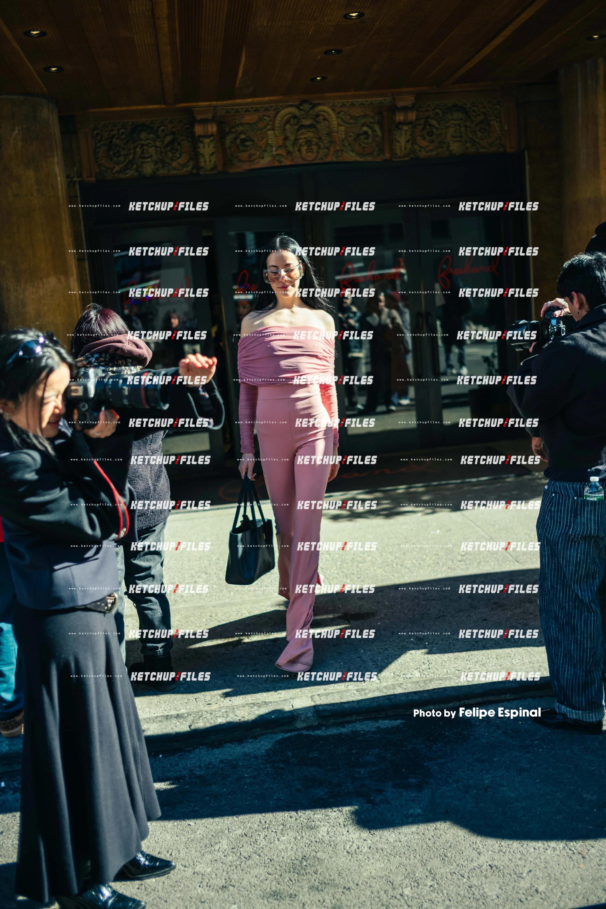 Street Style Photo of Guest at the PatBo FW26 New York Fashion Week Show