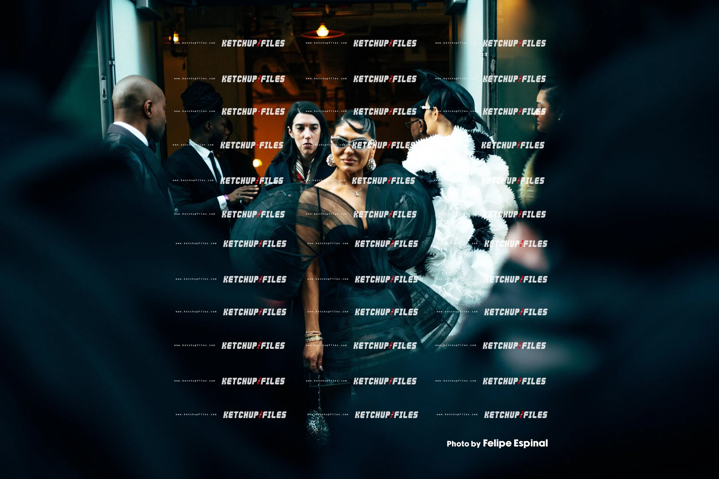 Street Style Photo of Sabrina Harrison at the Christian Siriano FW26 New York Fashion Week Show