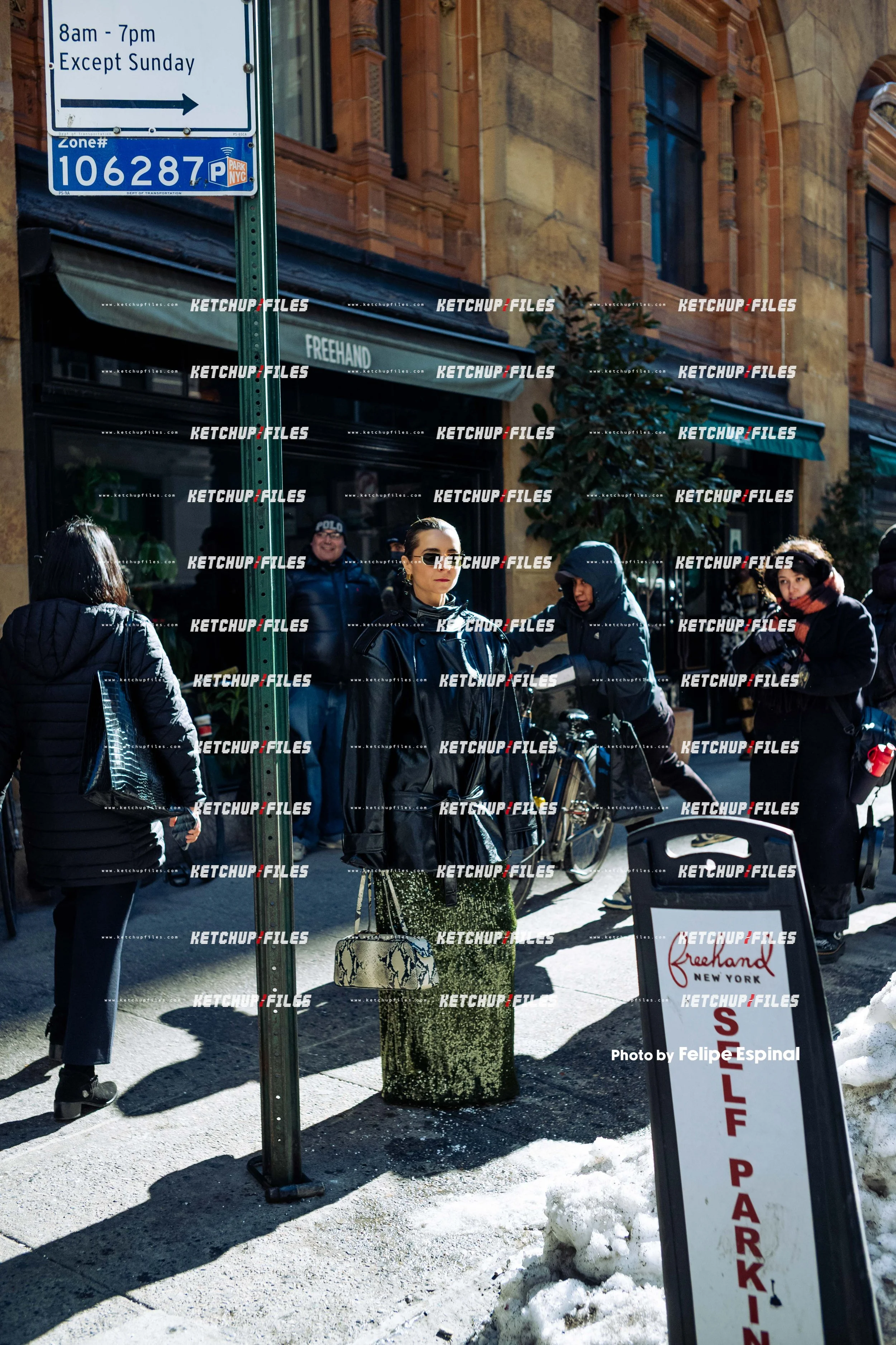 Street Style Photo of Guest at the PatBo FW26 New York Fashion Week Show