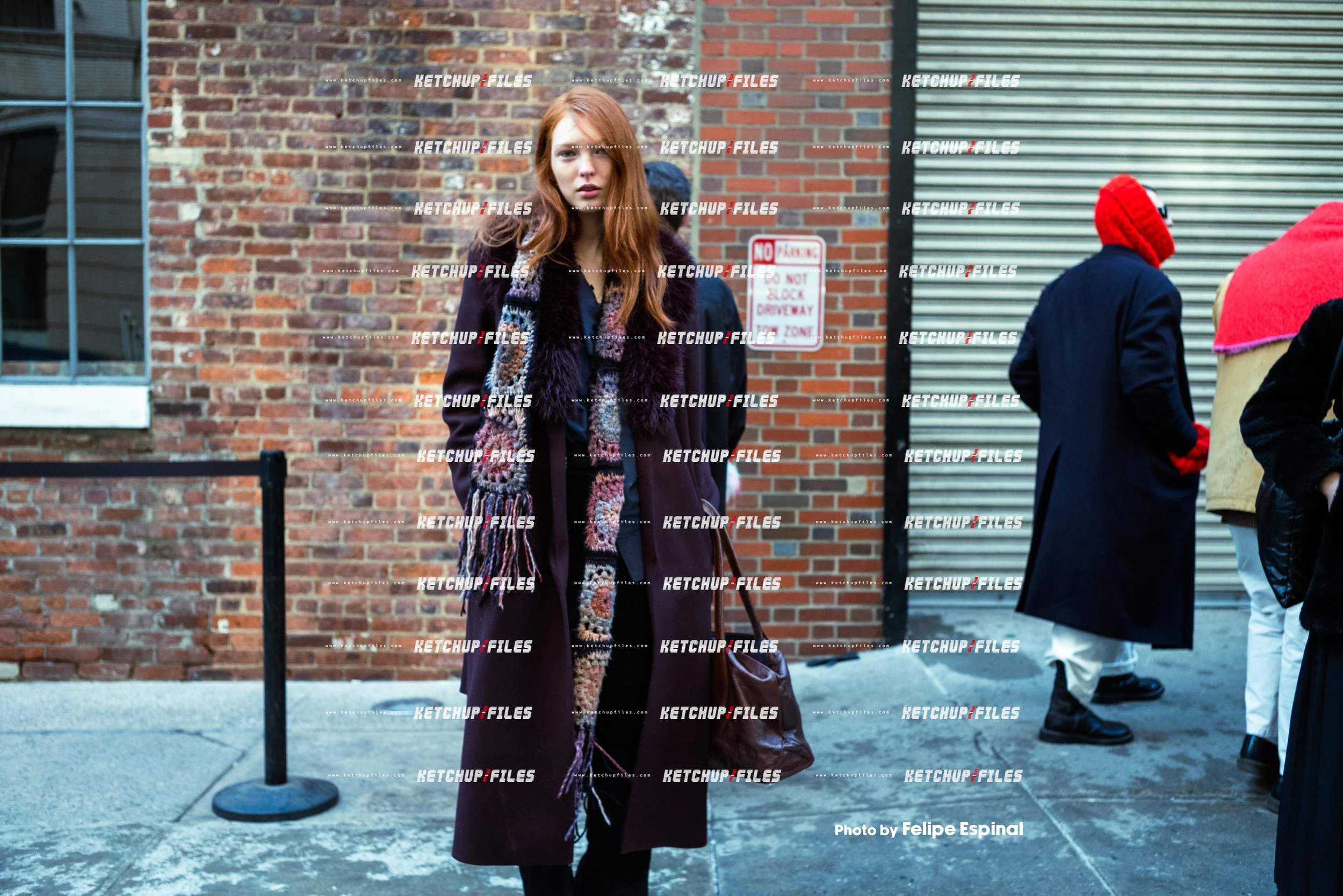 Street Style Photo of Mollie Moore at the Zankov FW26 New York Fashion Week Show