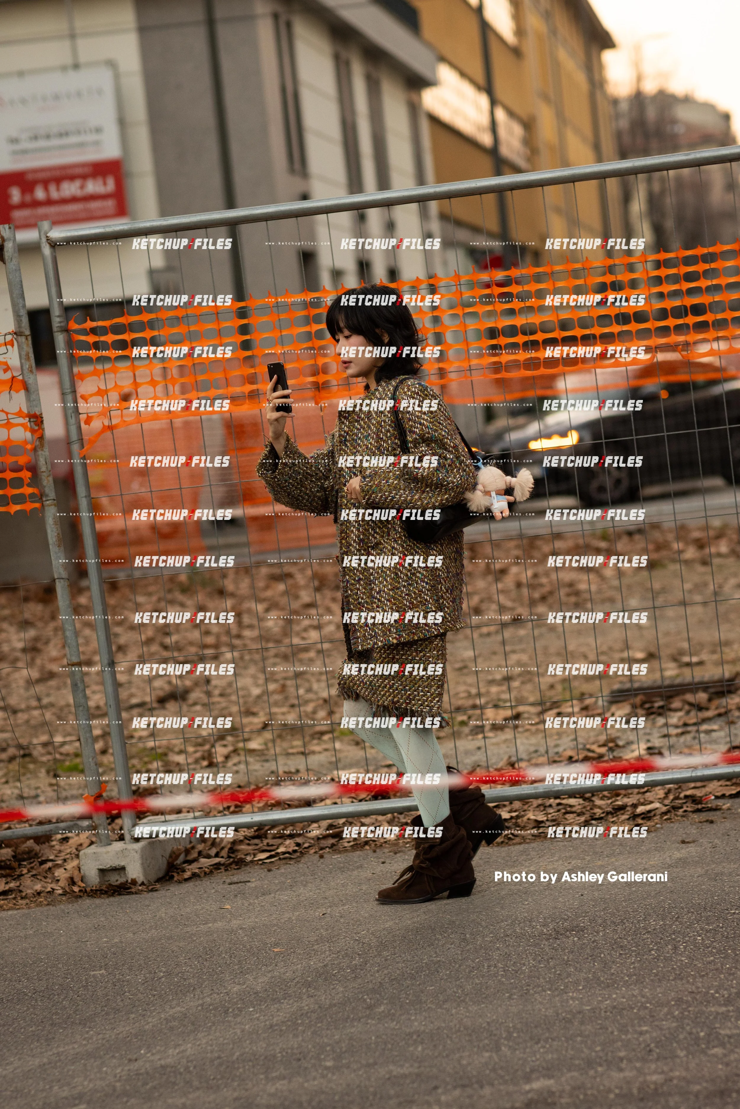 Street Style Photo of Guest at the FW26 Marni Milan Fashion Week Show