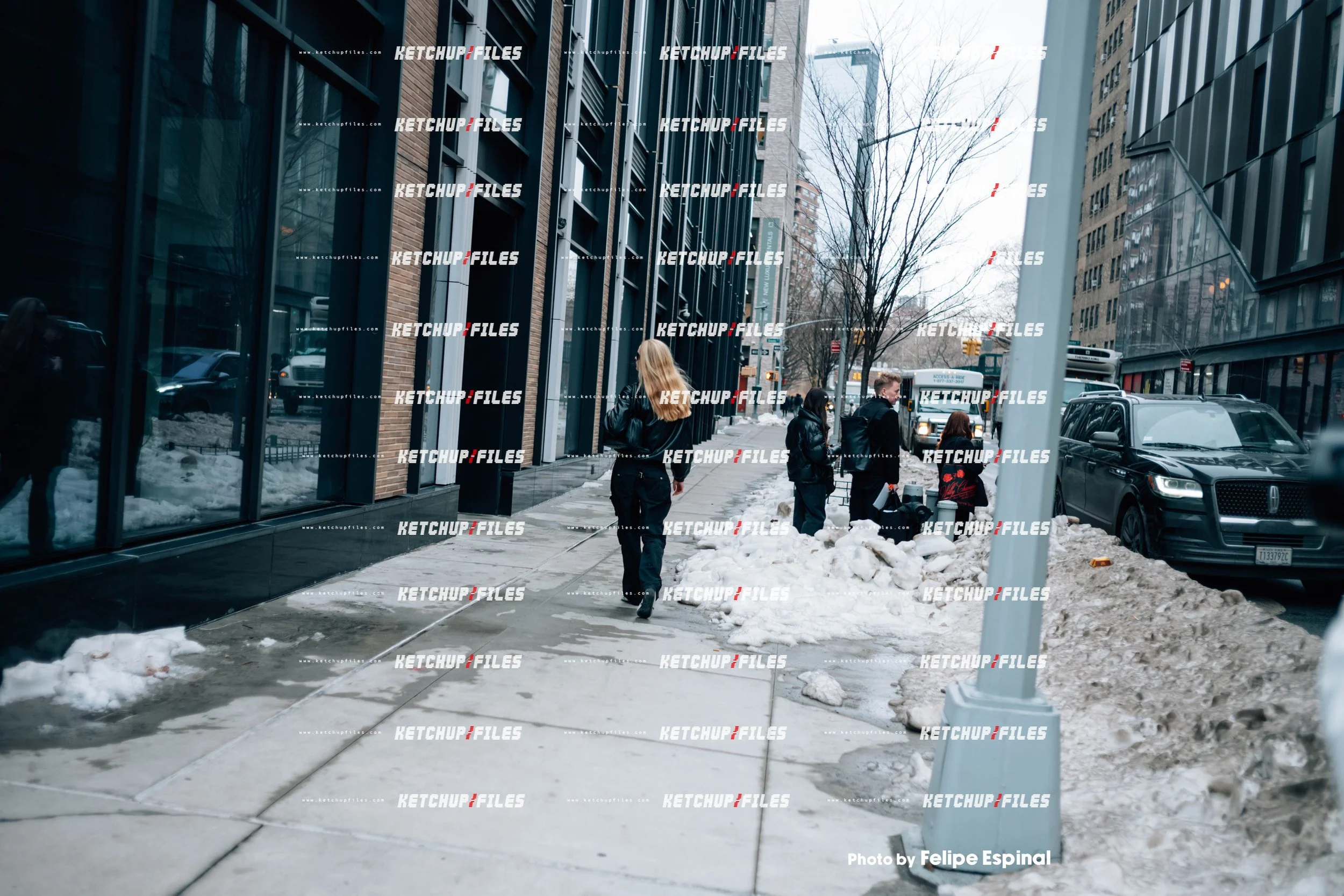 Street Style Photo of Abby Champion at the Proenza Schouler FW26 New York Fashion Week Show