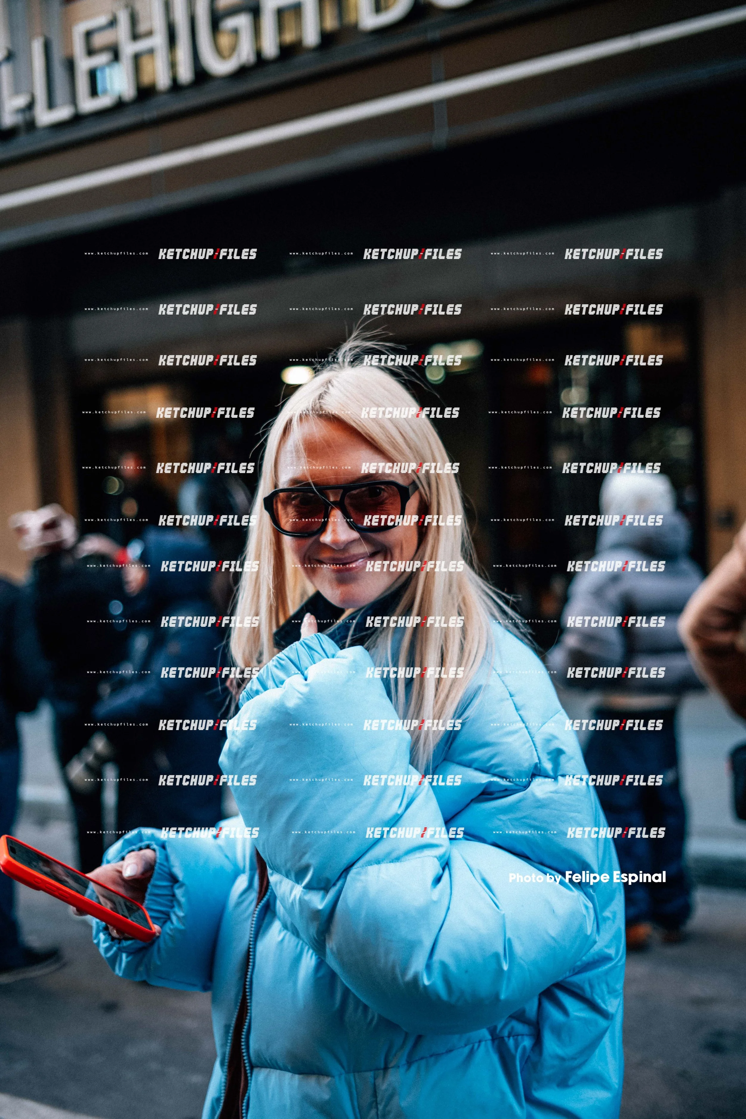 Street Style Photo of Zanna Roberts Rassi at the 7 For All Mankind FW26 New York Fashion Week Show