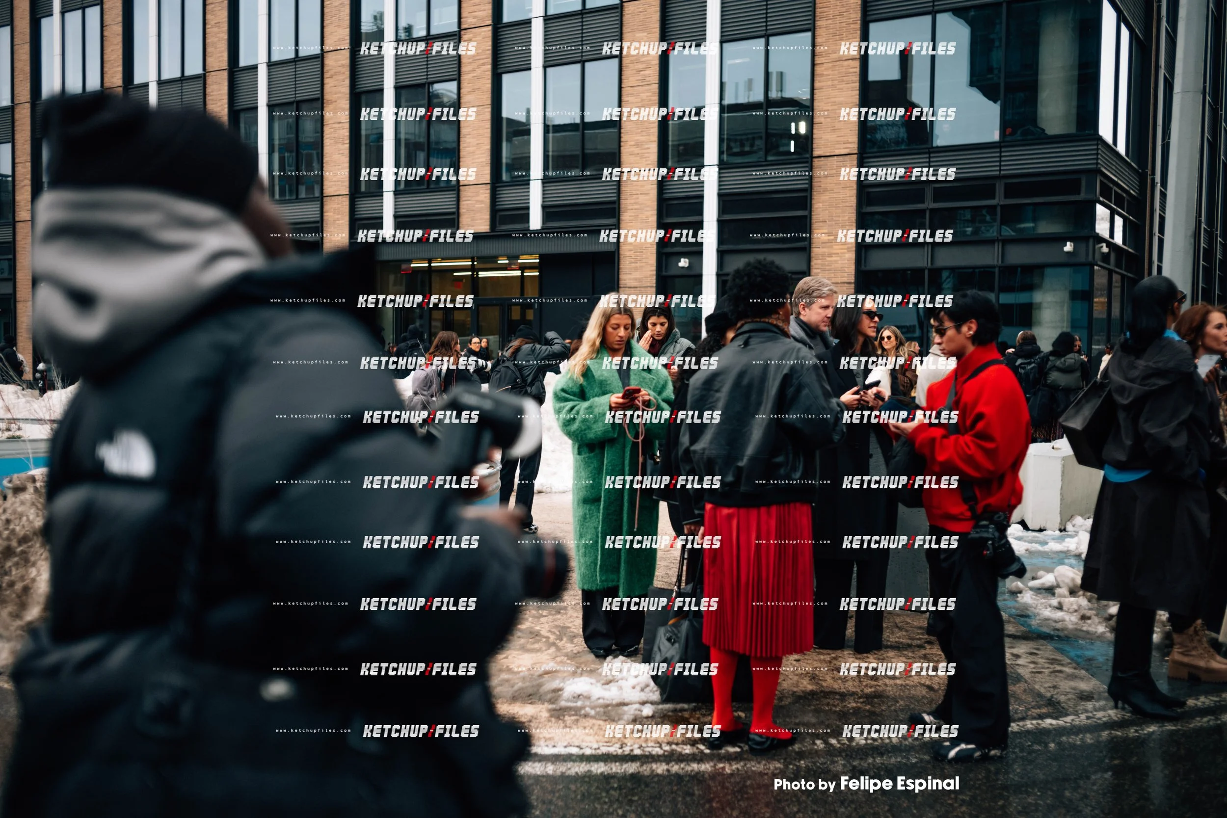 Street Style Photo of Guests at the Proenza Schouler FW26 New York Fashion Week Show