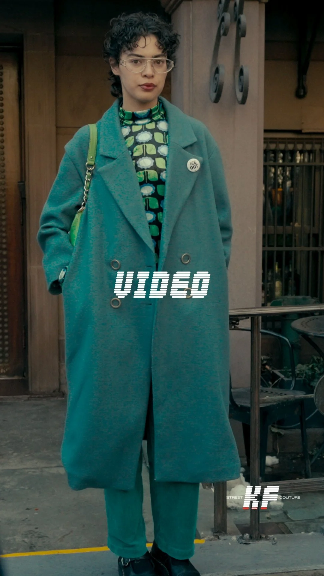 Street Style Video of Guest at the Anna Sui FW26 New York Fashion Week Show