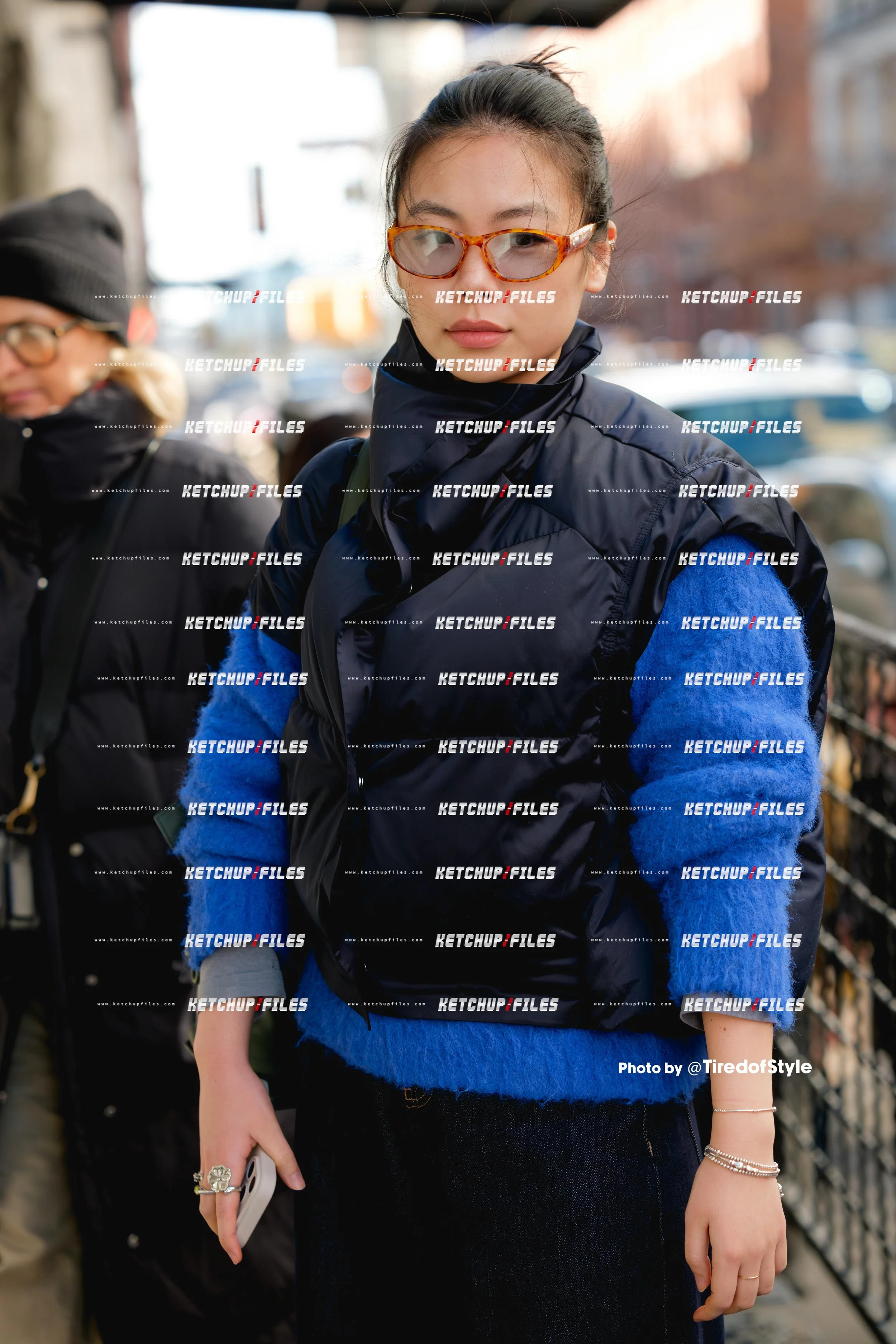 Street Style Photo of Guest at the Ashlyn FW26 New York Fashion Week Show
