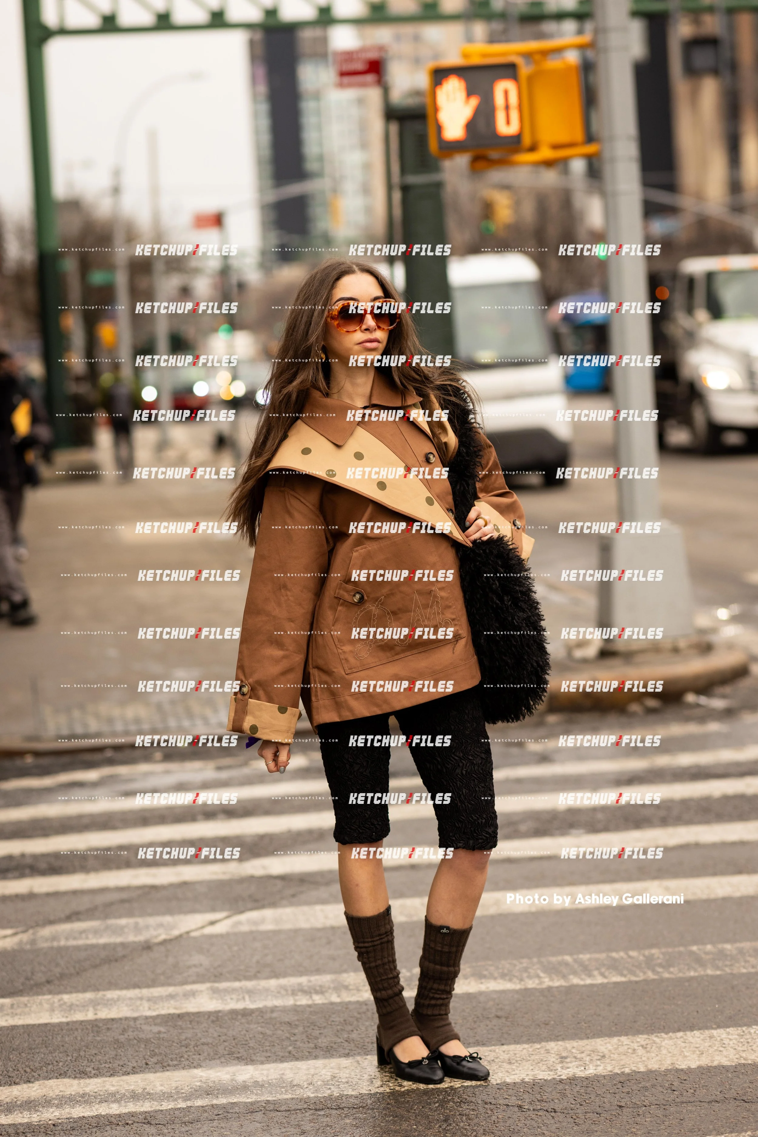 Street Style Photo of Kayla Curtis Evans at the Proenza Schouler FW26 New York Fashion Week Show