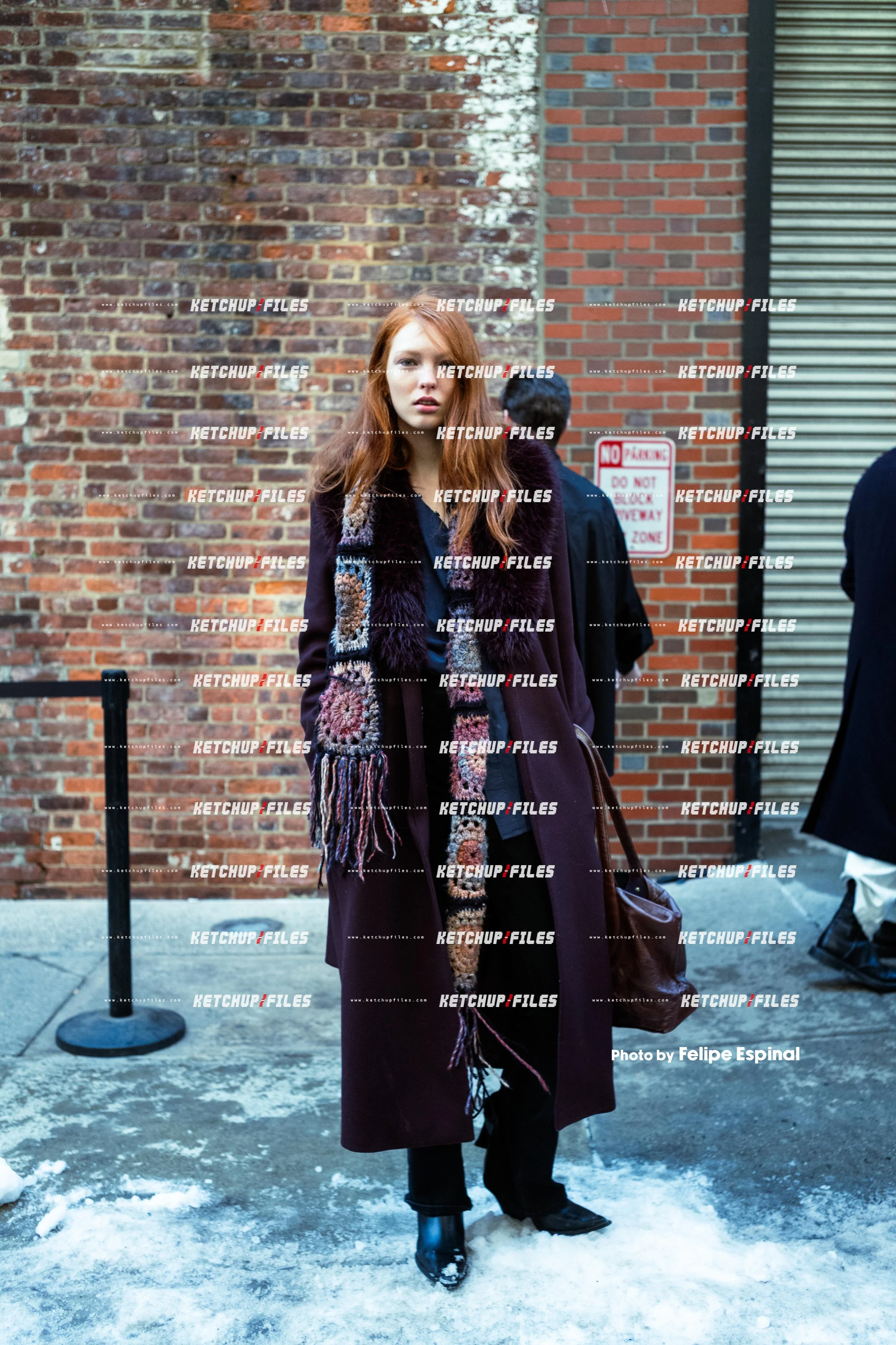 Street Style Photo of Mollie Moore at the Zankov FW26 New York Fashion Week Show