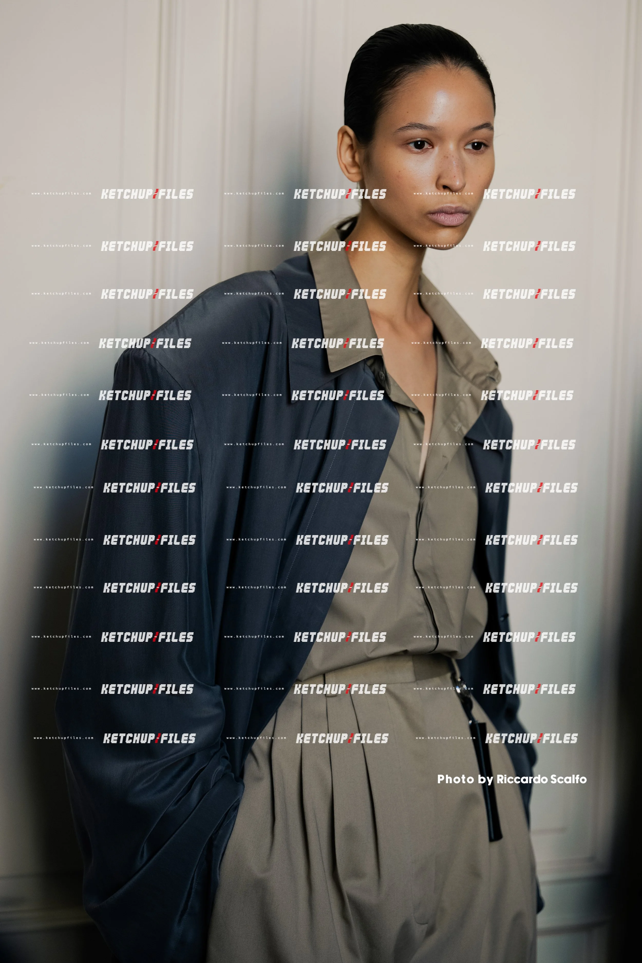 Backstage Photo at the Calcaterra SS26 Milan Fashion Week Show SS26