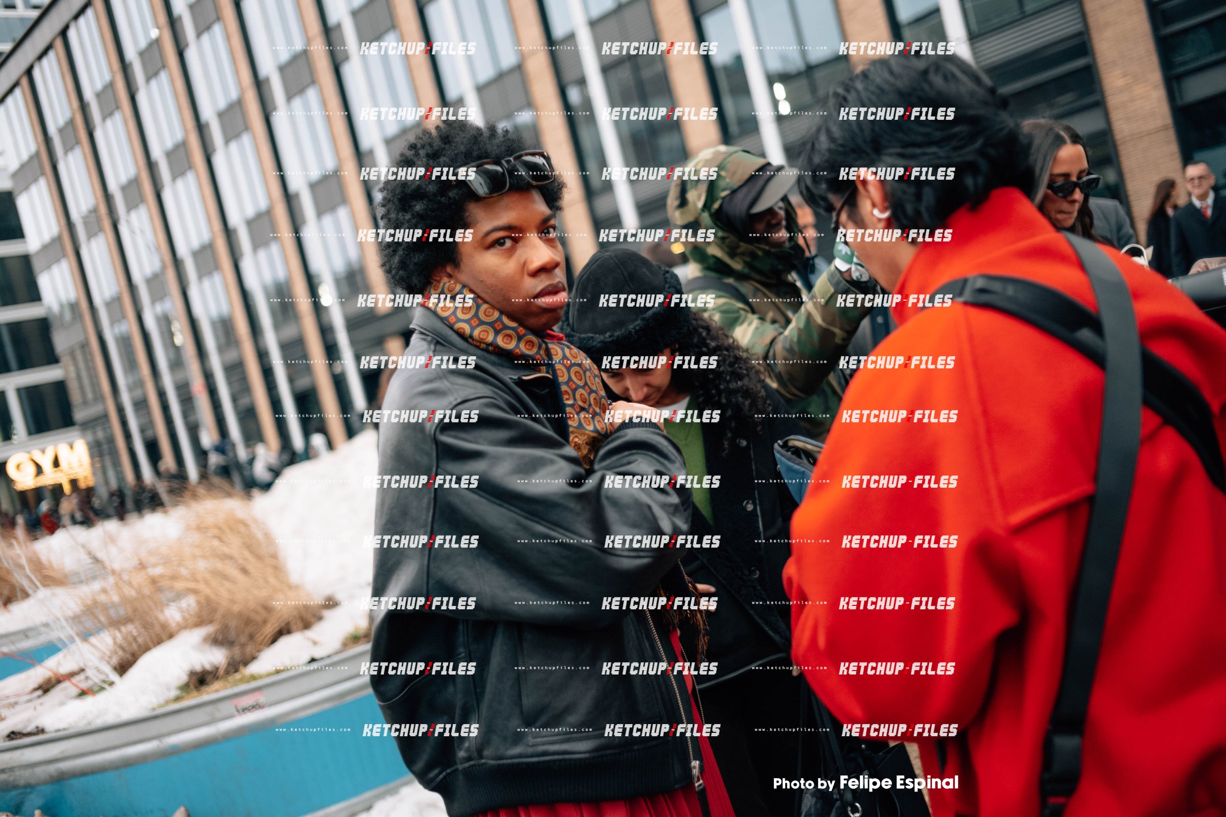 Street Style Photo of Jalil Johnson at the Proenza Schouler FW26 New York Fashion Week Show