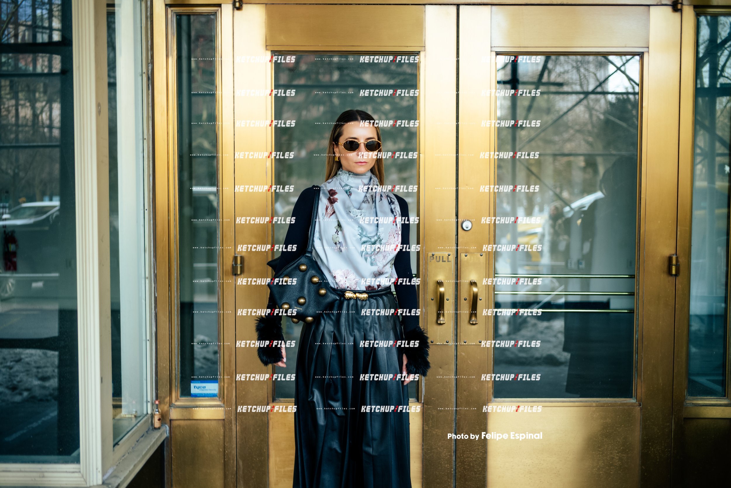 Street Style Photo of Shannon Bank at the Altuzarra FW26 New York Fashion Week Show