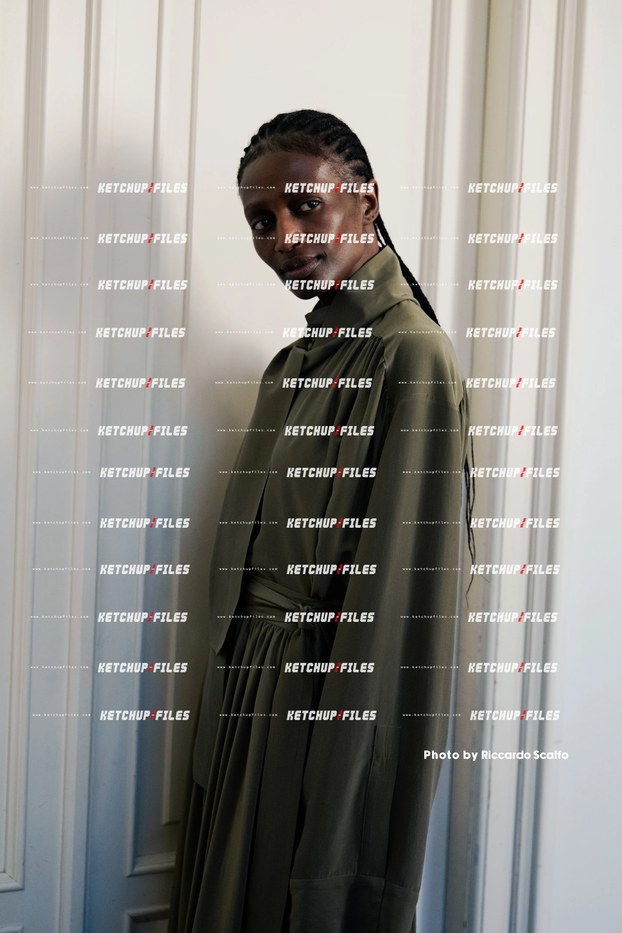 Backstage Photo at the Calcaterra SS26 Milan Fashion Week Show SS26