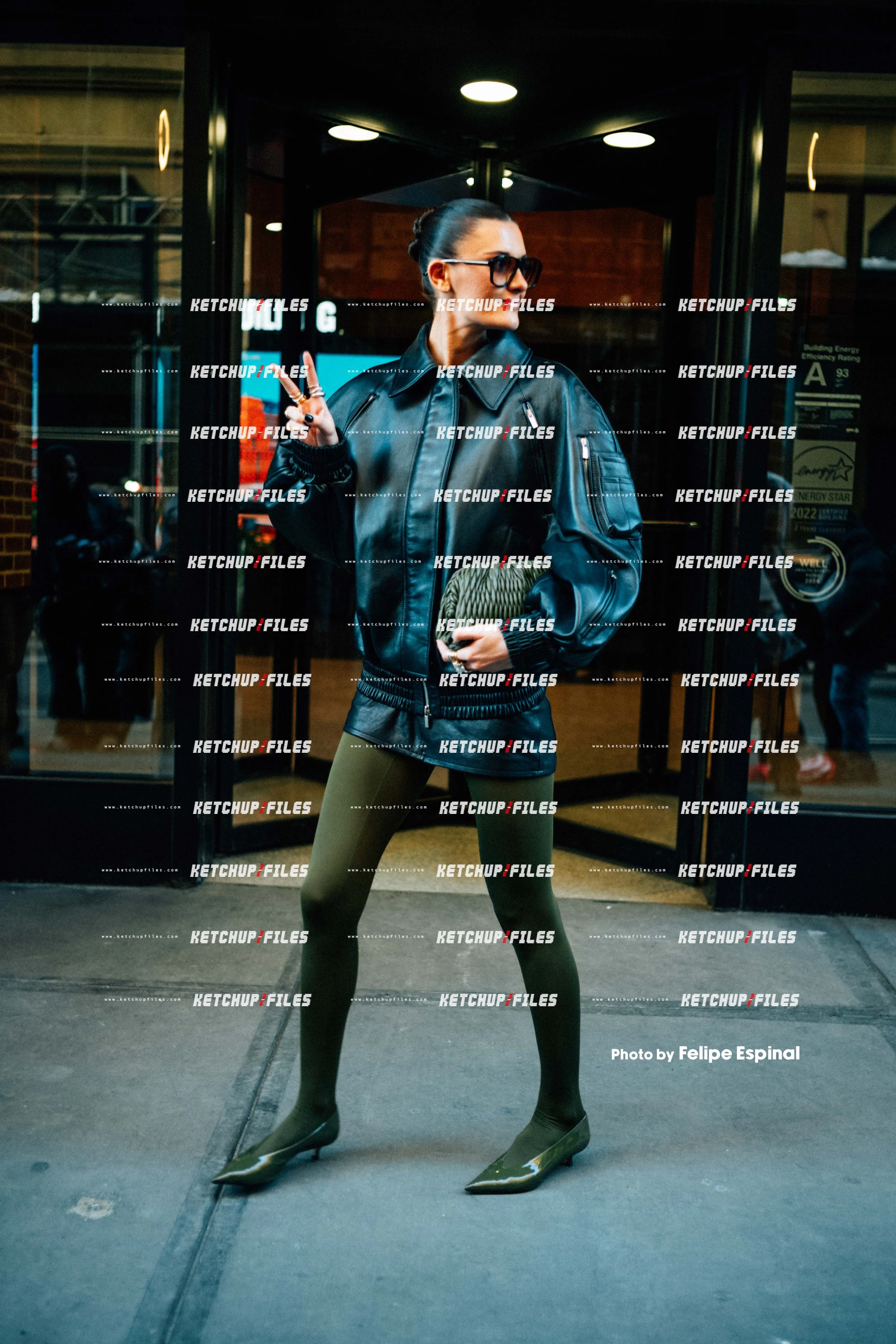 Street Style Photo of Coco Schiffer at the 7 For All Mankind FW26 New York Fashion Week Show