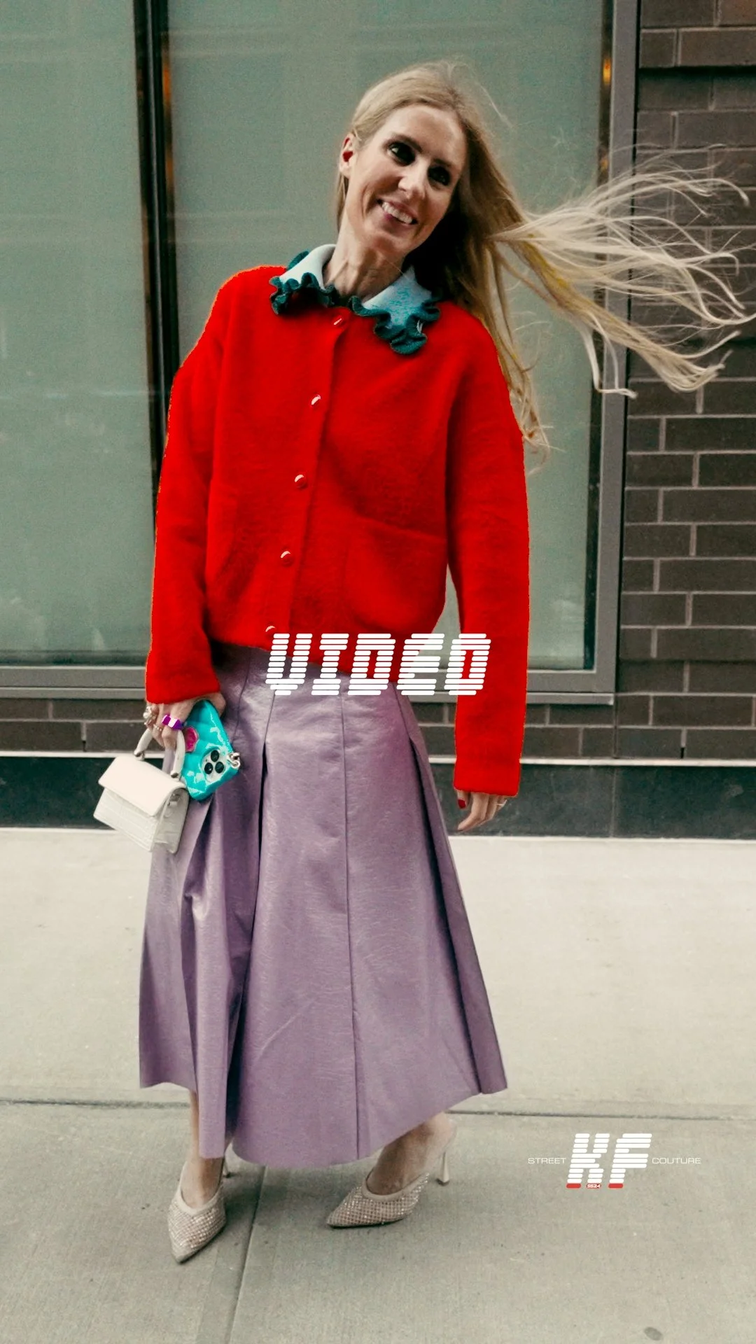 Street Style Video of Guest at the Christian Siriano FW26 New York Fashion Week Show