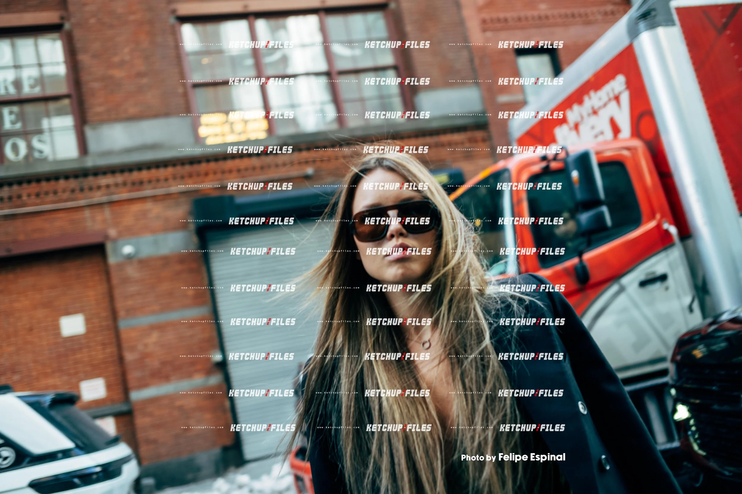 Street Style Photo of Georgina Burk at the Christian Siriano FW26 New York Fashion Week Show