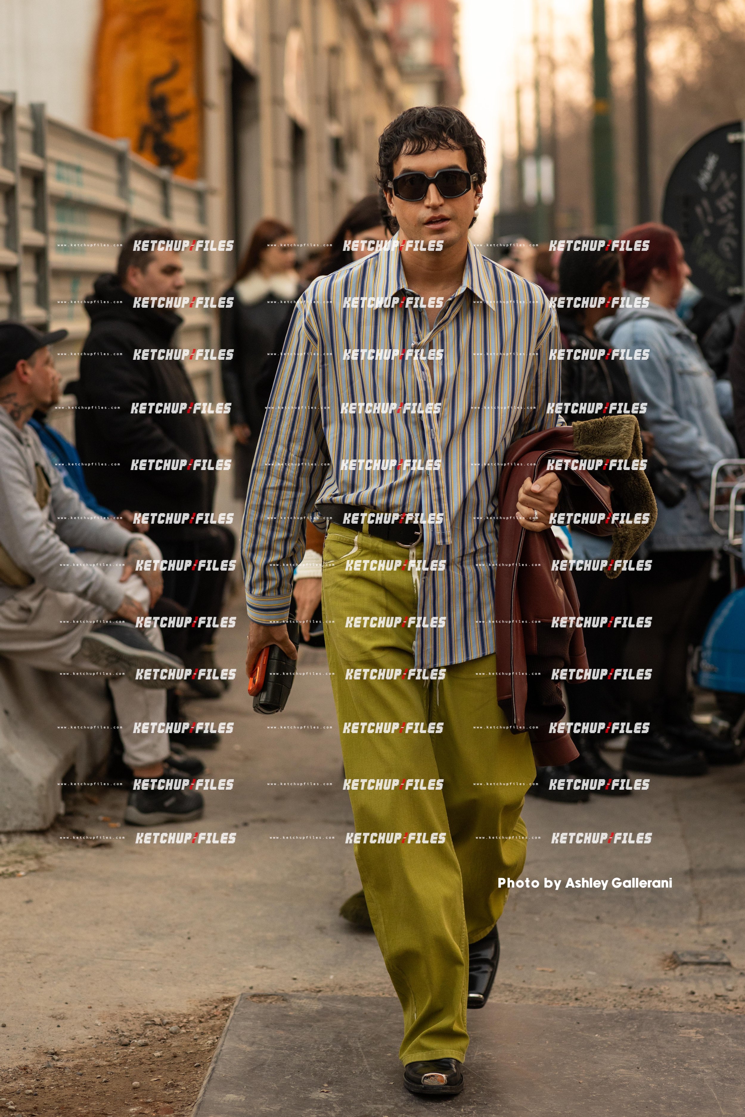 Street Style Photo of Guest at the FW26 Marni Milan Fashion Week Show