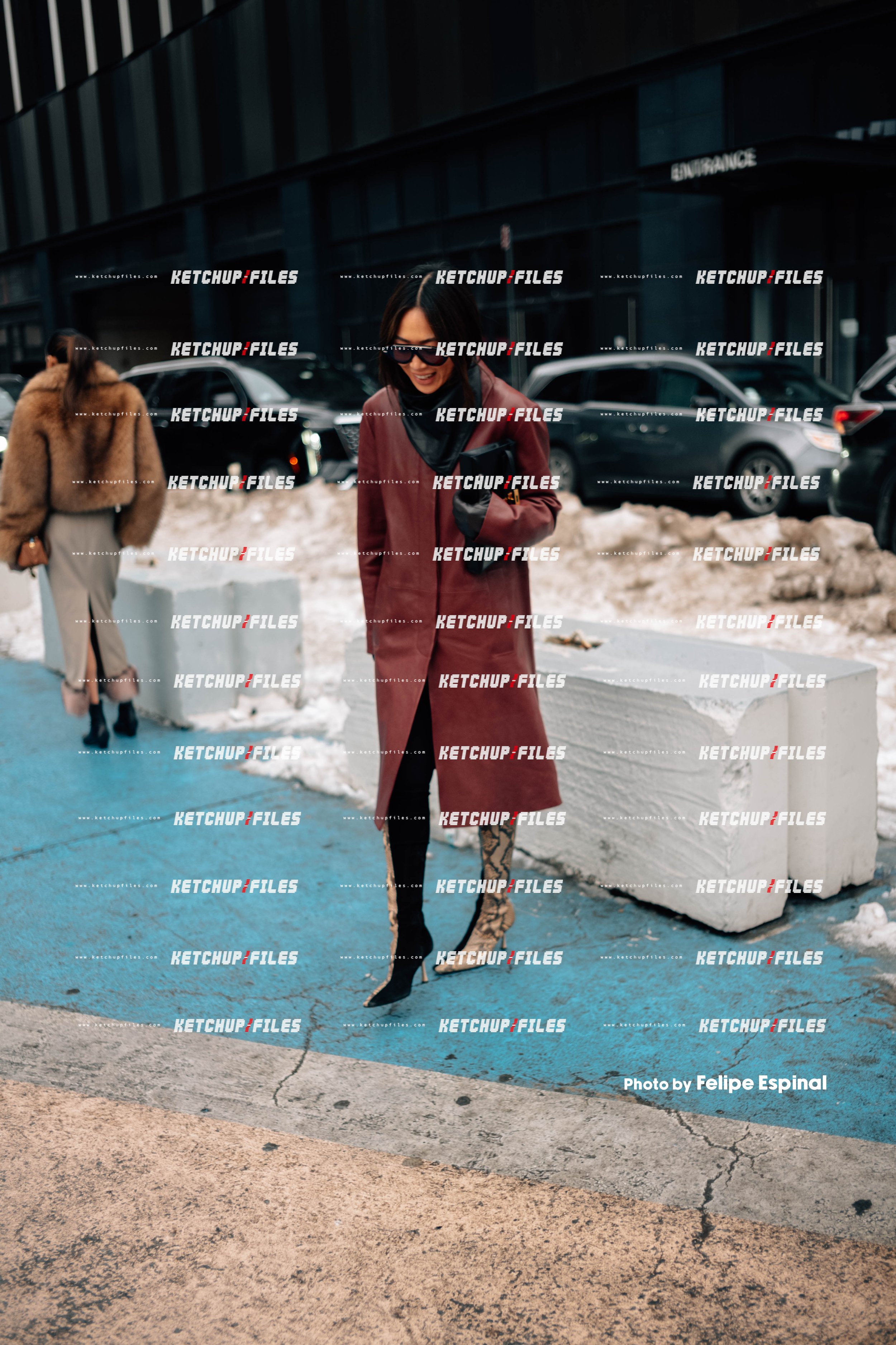 Street Style Photo of Aimee Song at the Proenza Schouler FW26 New York Fashion Week Show
