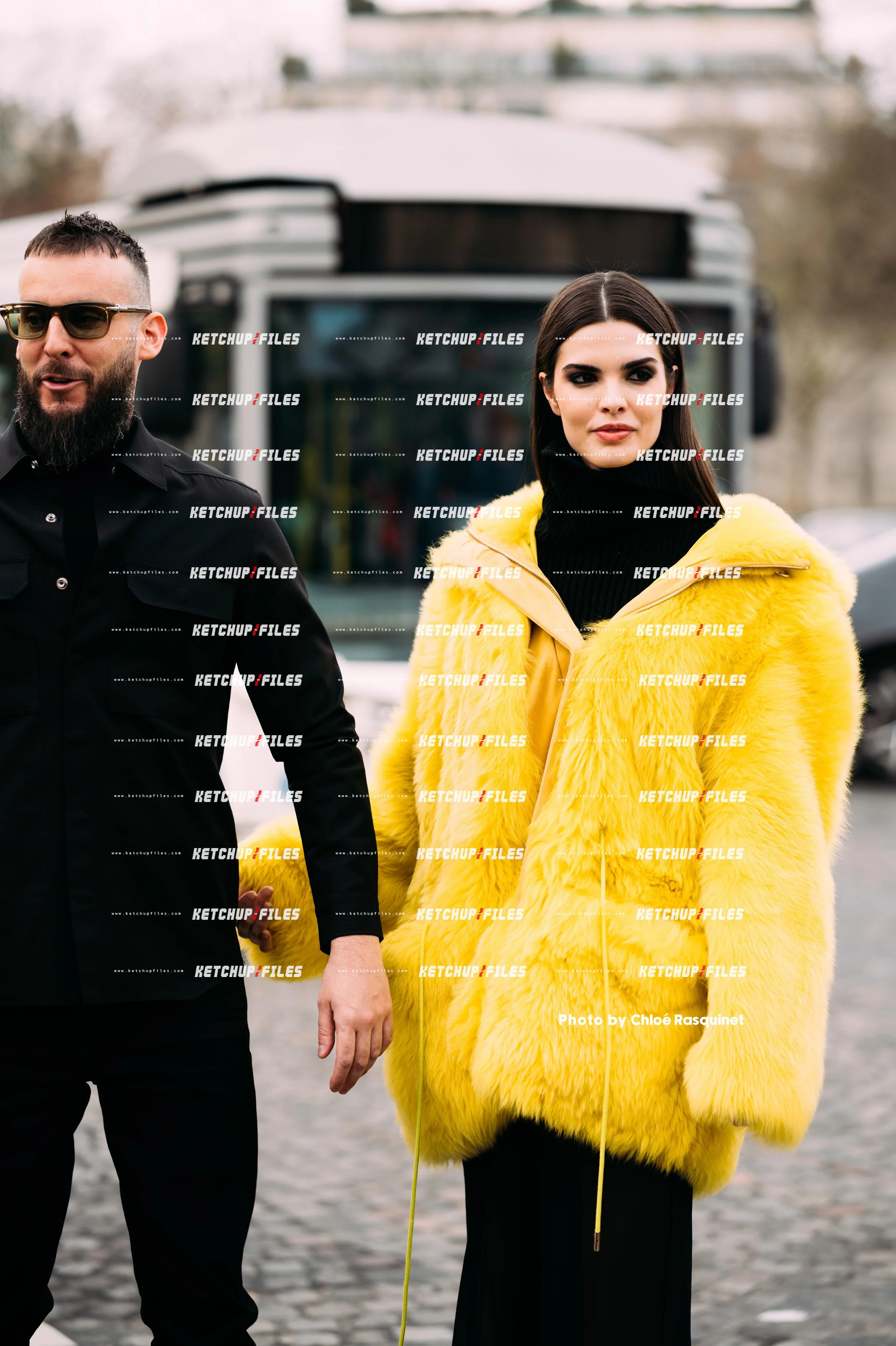 Elie Saab SS26  2026 Street Style Photography | Fashion Week Editorial Photo