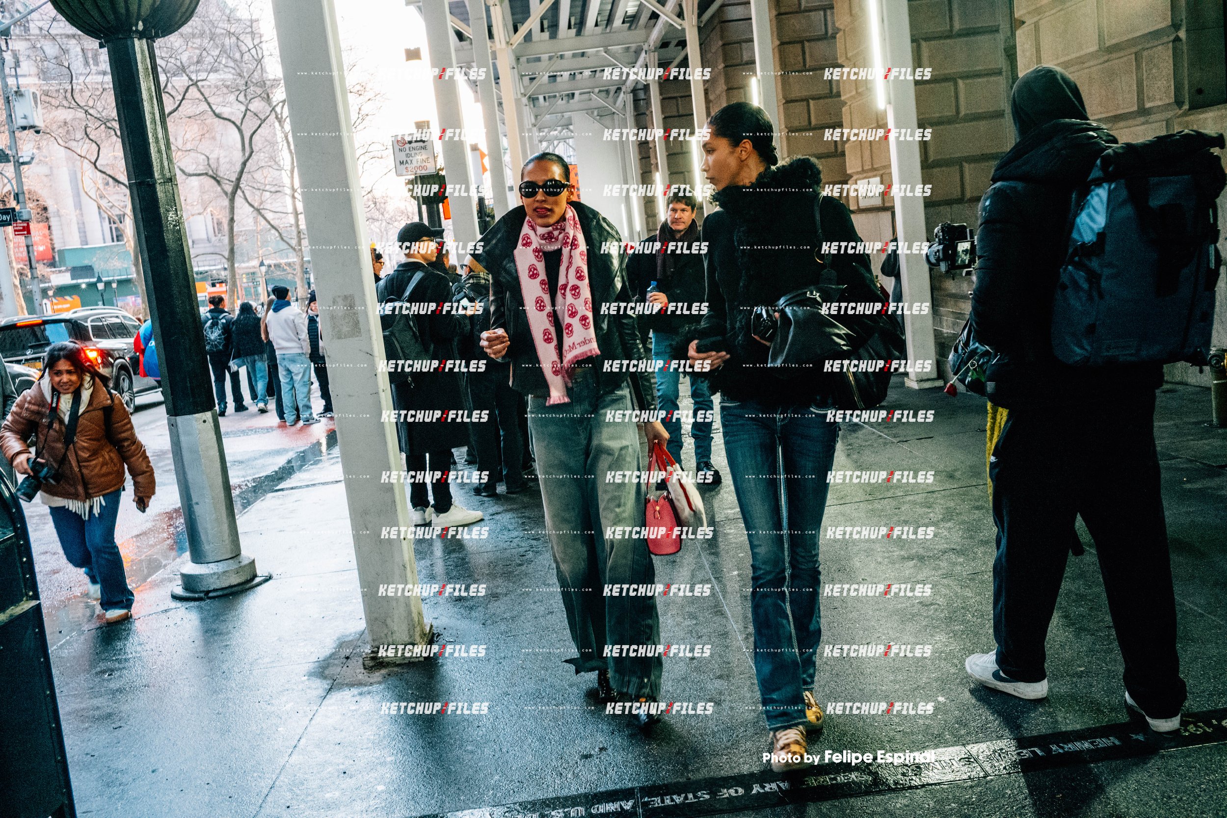 Street Style Photo of Guest at the Prabal Gurung FW26 New York Fashion Week Show