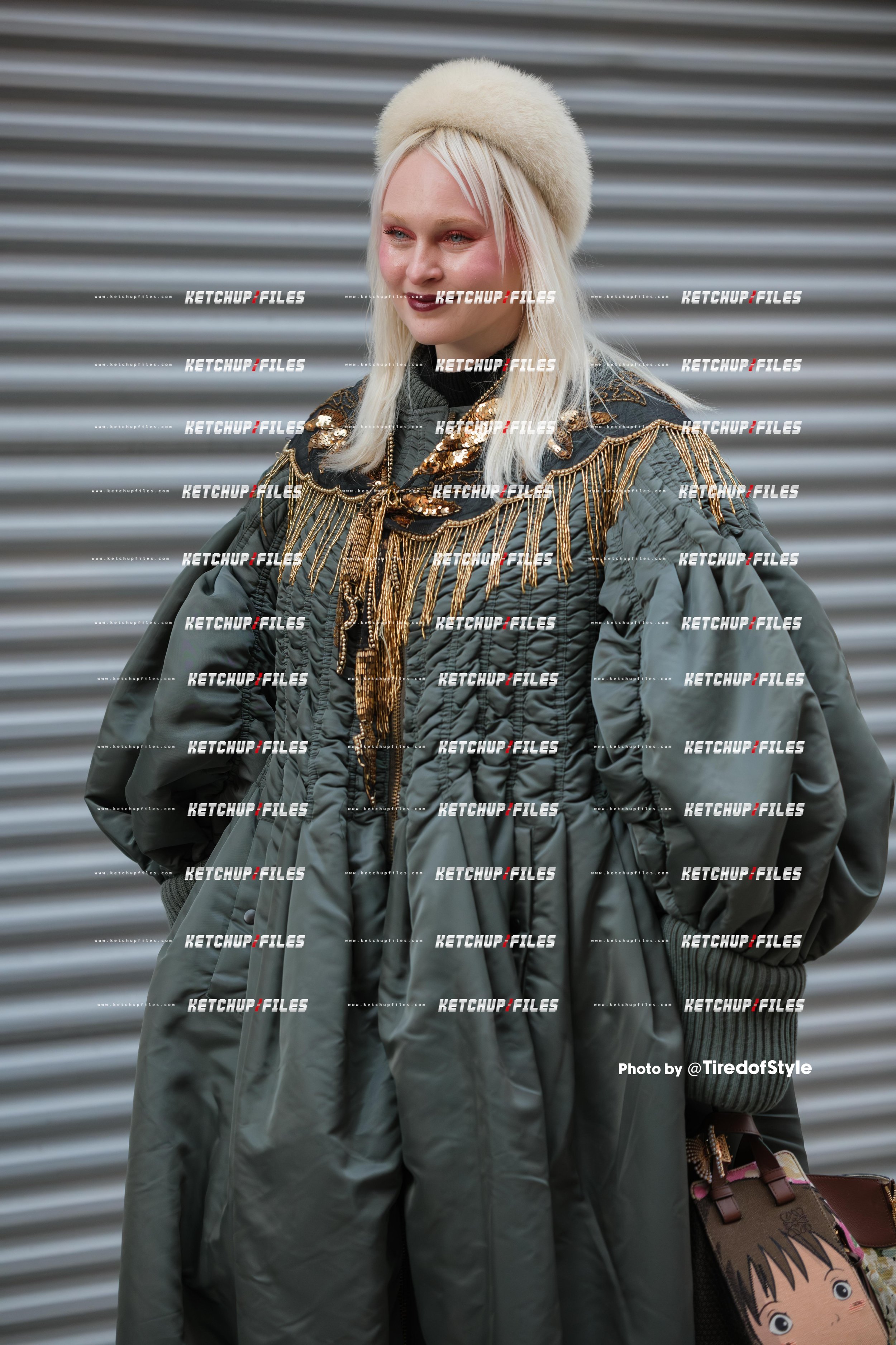 Street Style Photo of Kristen Bateman at the Ulla Johnson FW26 New York Fashion Week Show