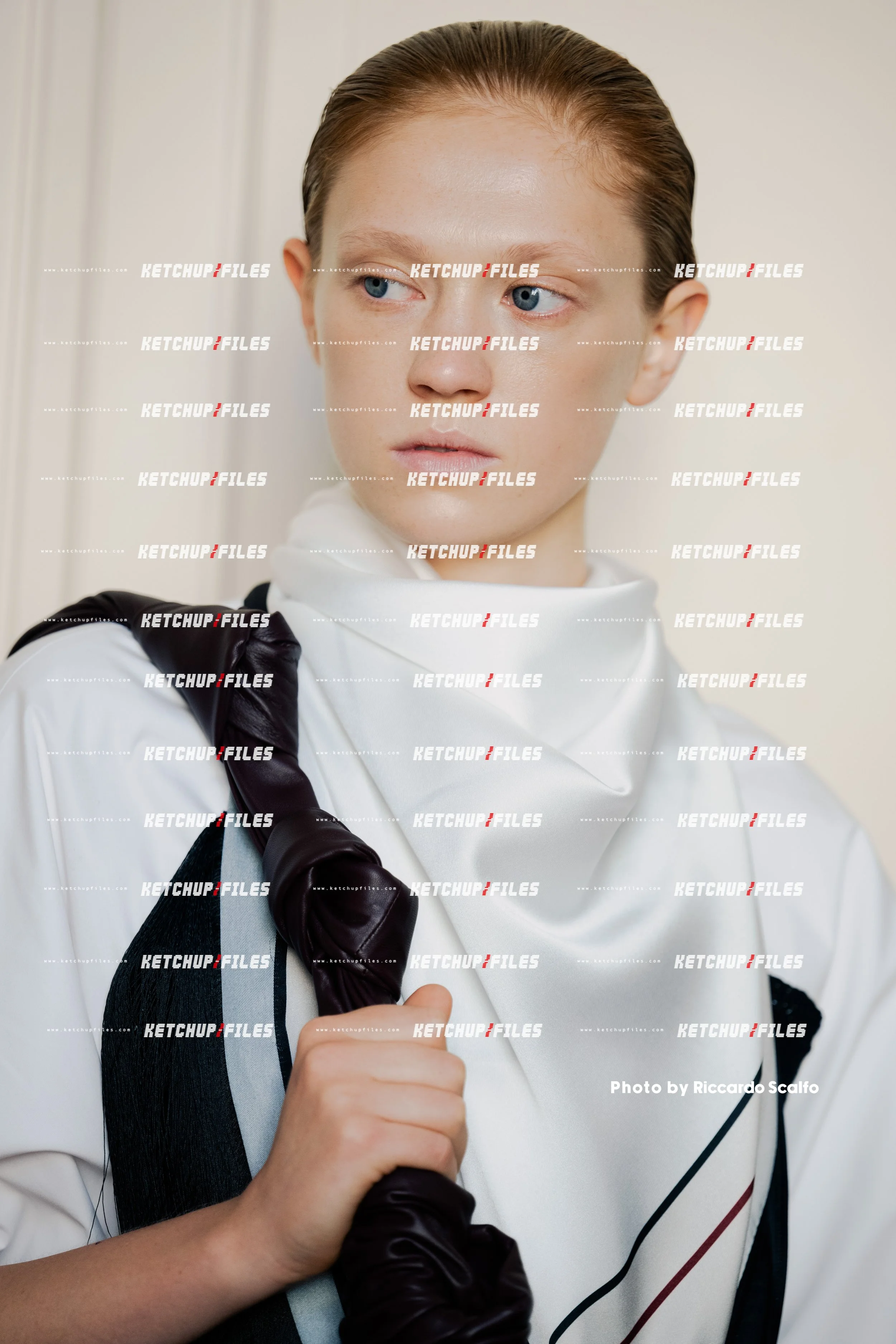 Backstage Photo at the Calcaterra SS26 Milan Fashion Week Show SS26