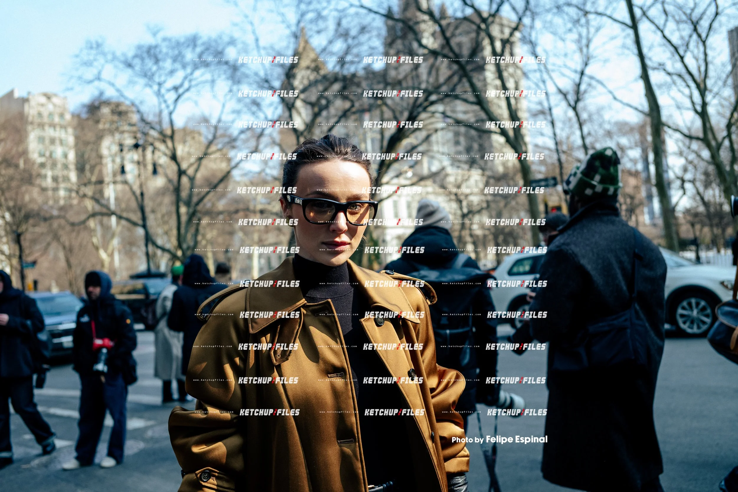 Street Style Photo of Mary Leest at the Altuzarra FW26 New York Fashion Week Show