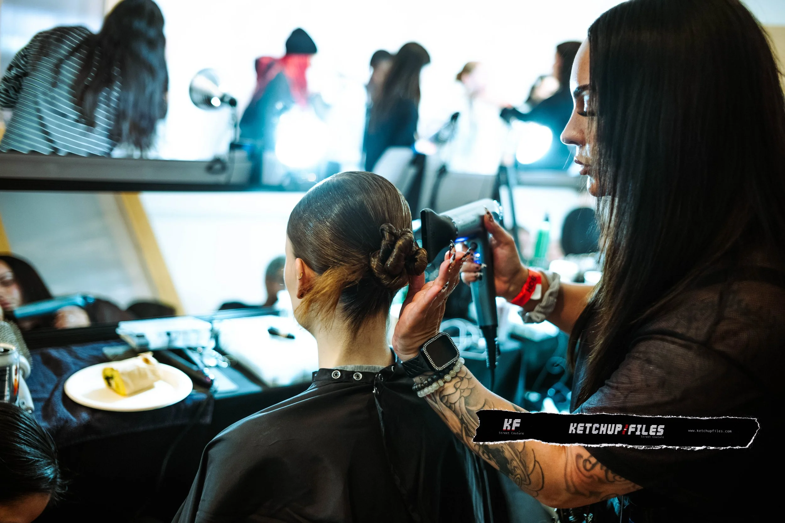 ashlyn fw26 backstage  FW26 New York Fashion Week fall winter 2026 street style images ketchup files photography by felipe espinal controbutor la semana de la moda fashion week14.jpg
