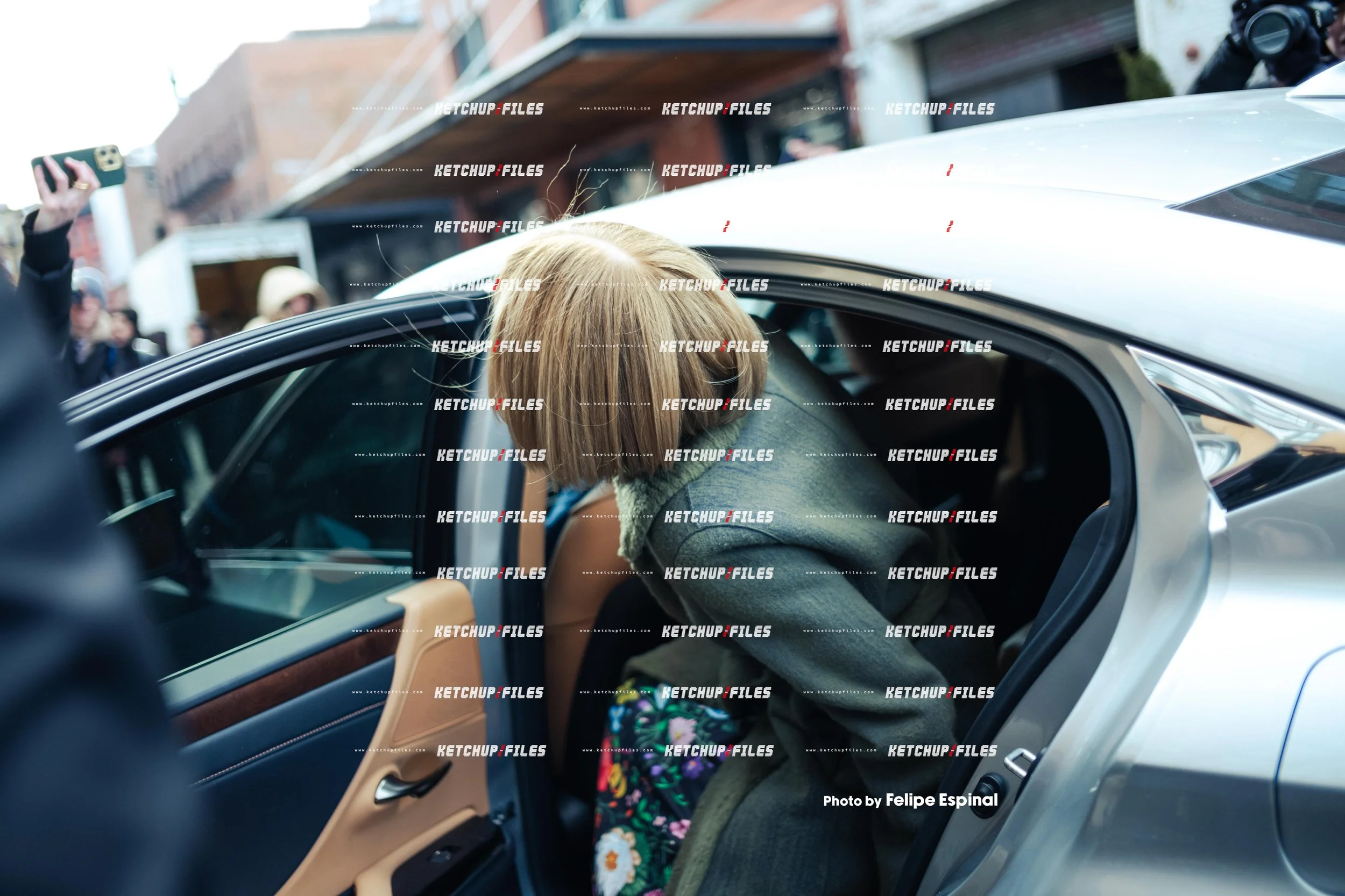 Street Style Photo of Guest at the Carolina Herrera  FW26 New York Fashion Week Show