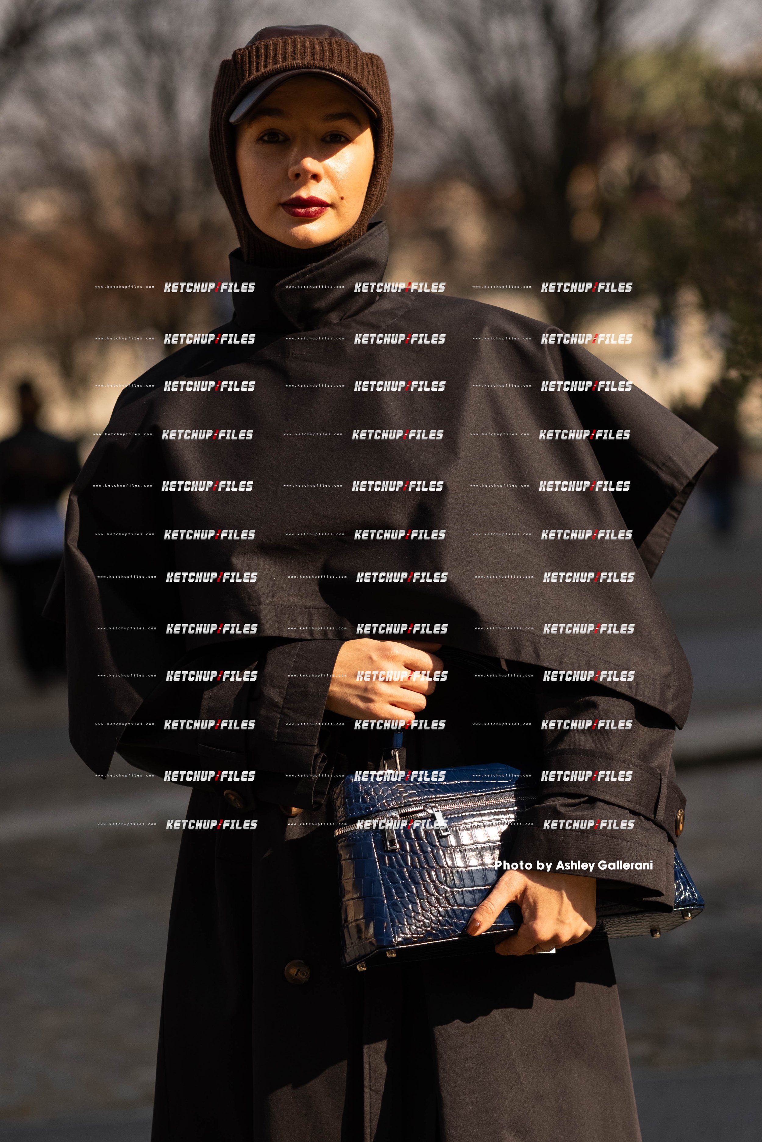Street Style Photo of Guest at the Prada FW26 Milan Fashion Week Show