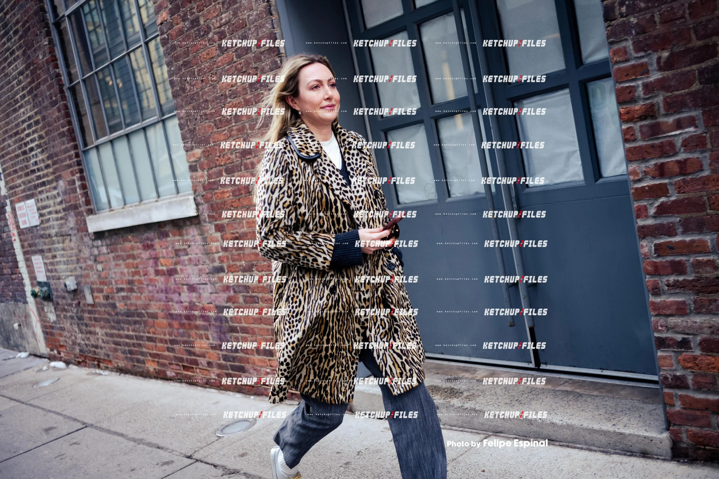 Street Style Photo of Guest at the Zankov FW26 New York Fashion Week Show