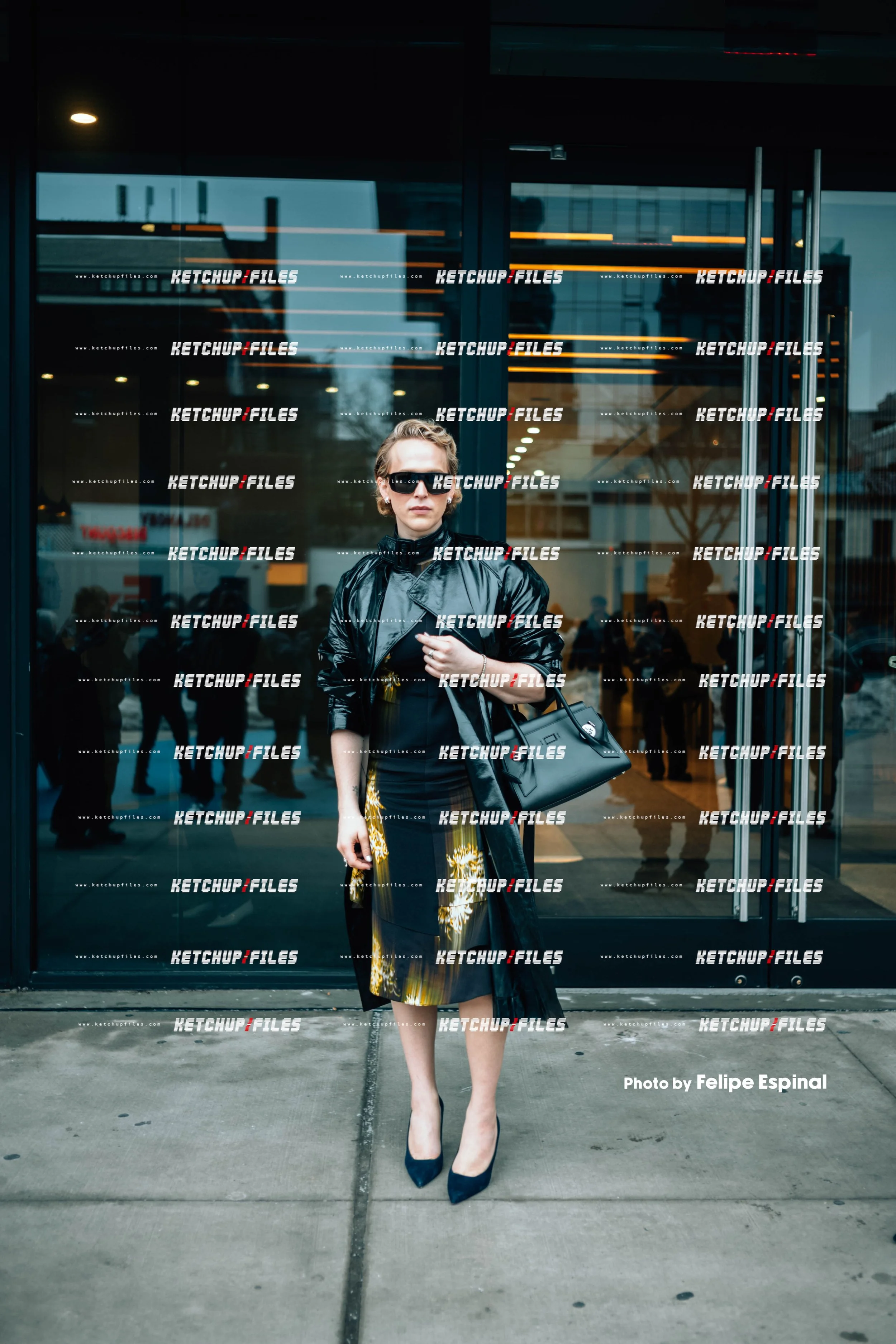 Street Style Photo of Tommy Dorfman at the Proenza Schouler FW26 New York Fashion Week Show