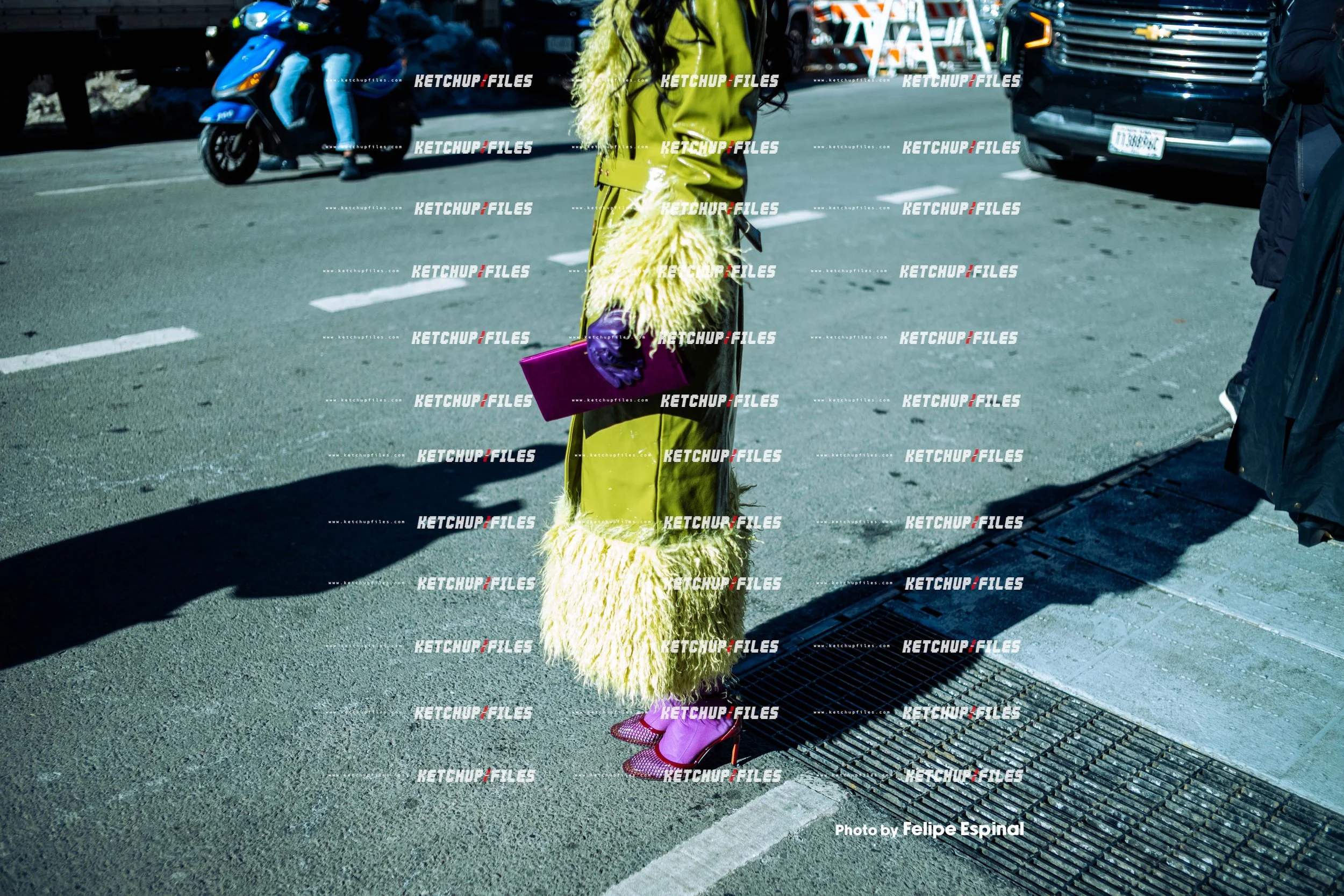 Street Style Photo of Guest at the PatBo FW26 New York Fashion Week Show