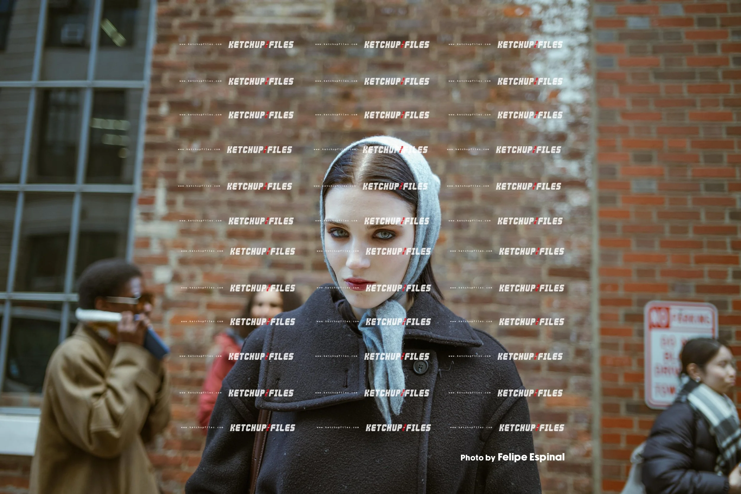 Street Style Photo of Sophie Patrece Embleton at the Zankov FW26 New York Fashion Week Show