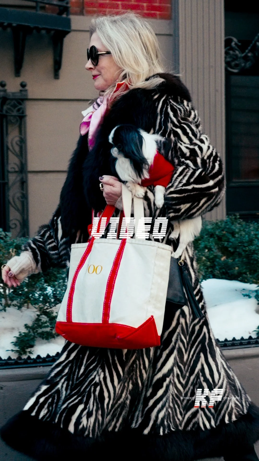 Street Style Video of Guest at the Anna Sui FW26 New York Fashion Week Show