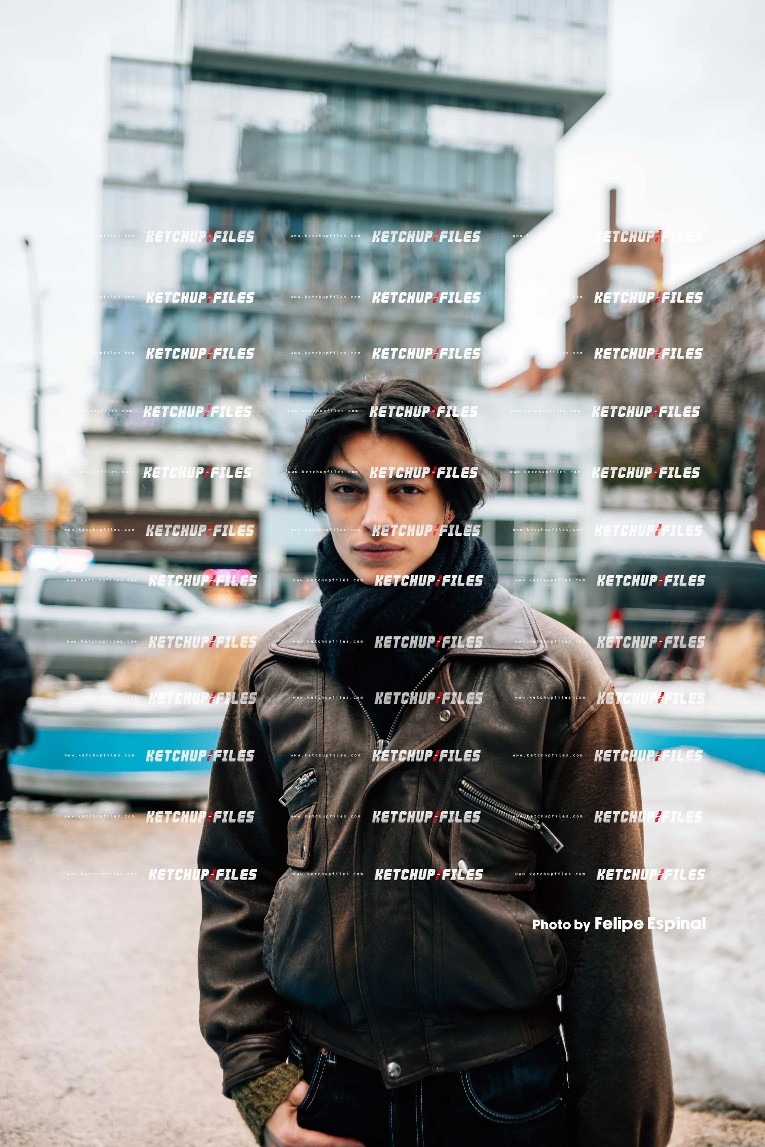 Street Style Photo of Bianca Redmerski at the Proenza Schouler FW26 New York Fashion Week Show