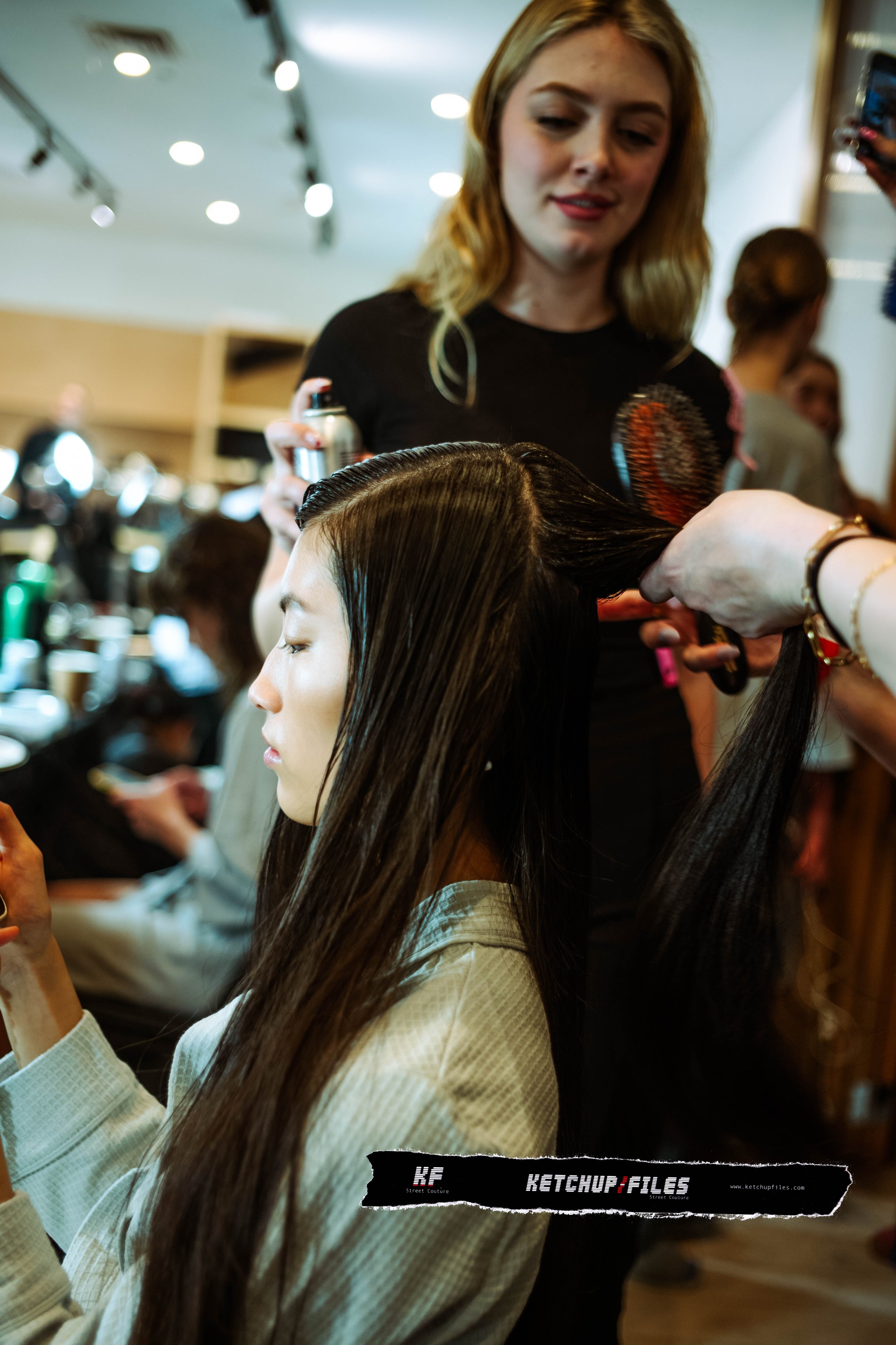 ashlyn fw26 backstage  FW26 New York Fashion Week fall winter 2026 street style images ketchup files photography by felipe espinal controbutor la semana de la moda fashion week23.jpg