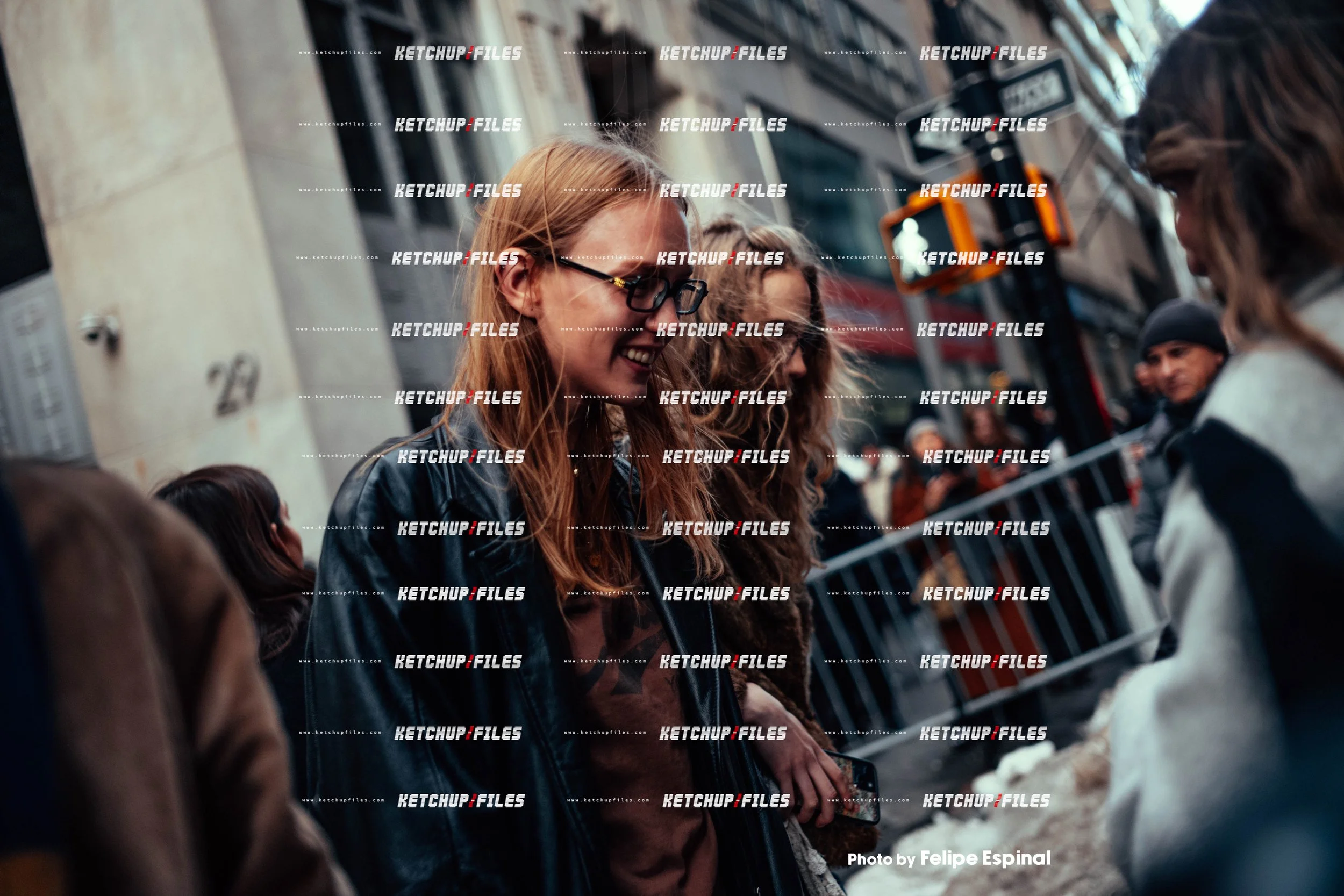 Street Style Photo of Guests at the Coach FW26 New York Fashion Week Show