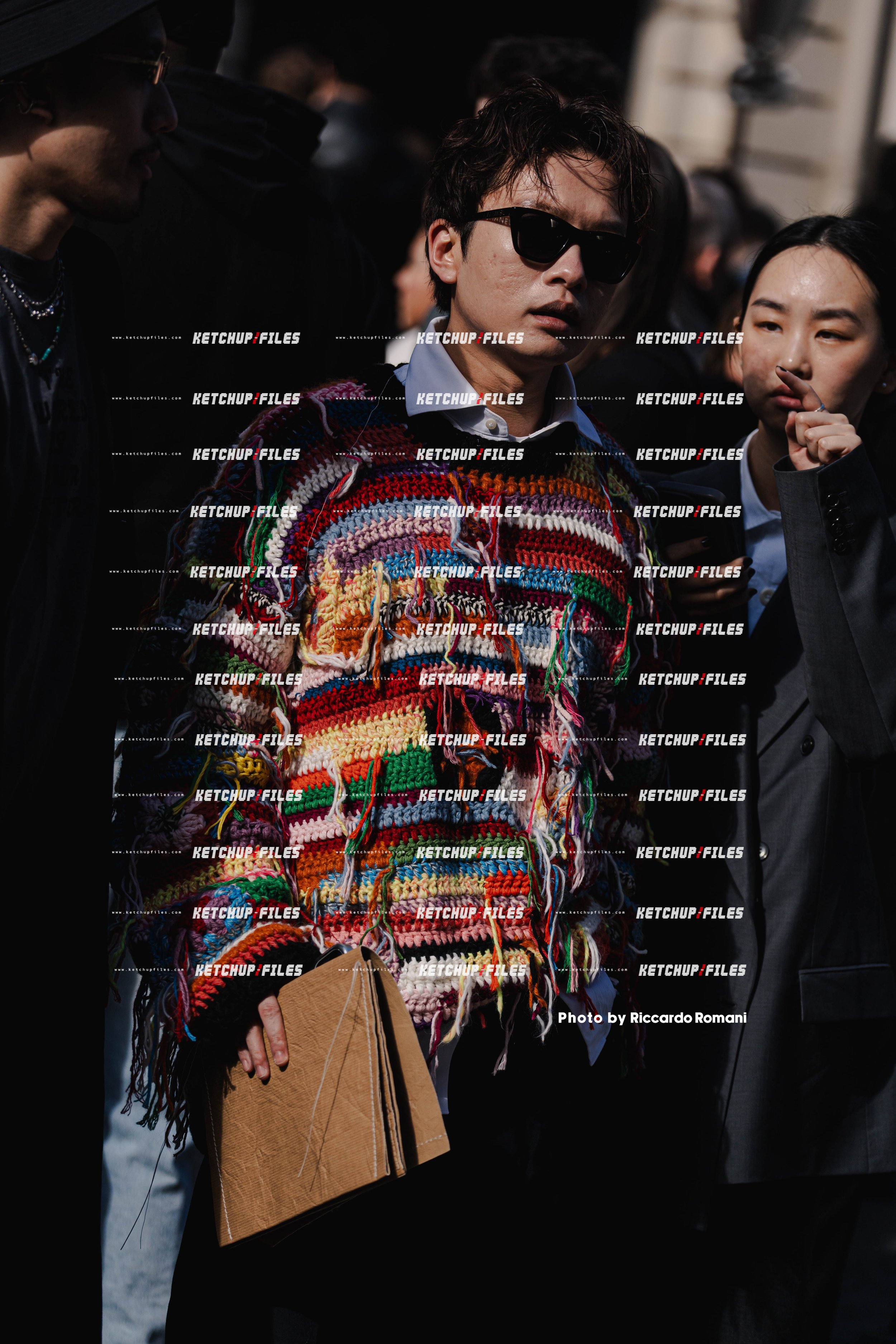 Street Style Photo of Guest at Givenchy FW25 Show Paris Fashion Week Fall Winter 2025