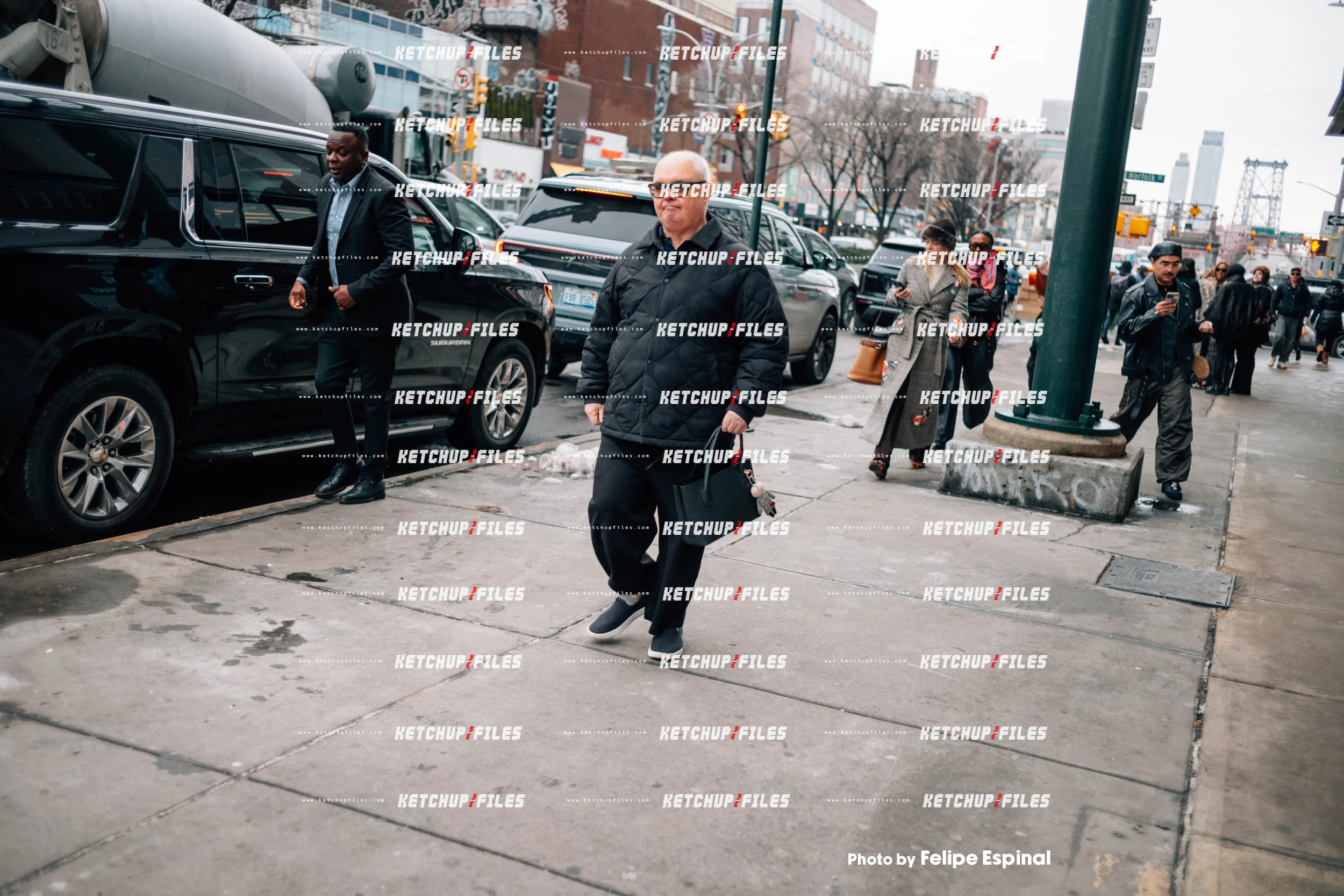 Street Style Photo of Mickey Boardman at the Proenza Schouler FW26 New York Fashion Week Show