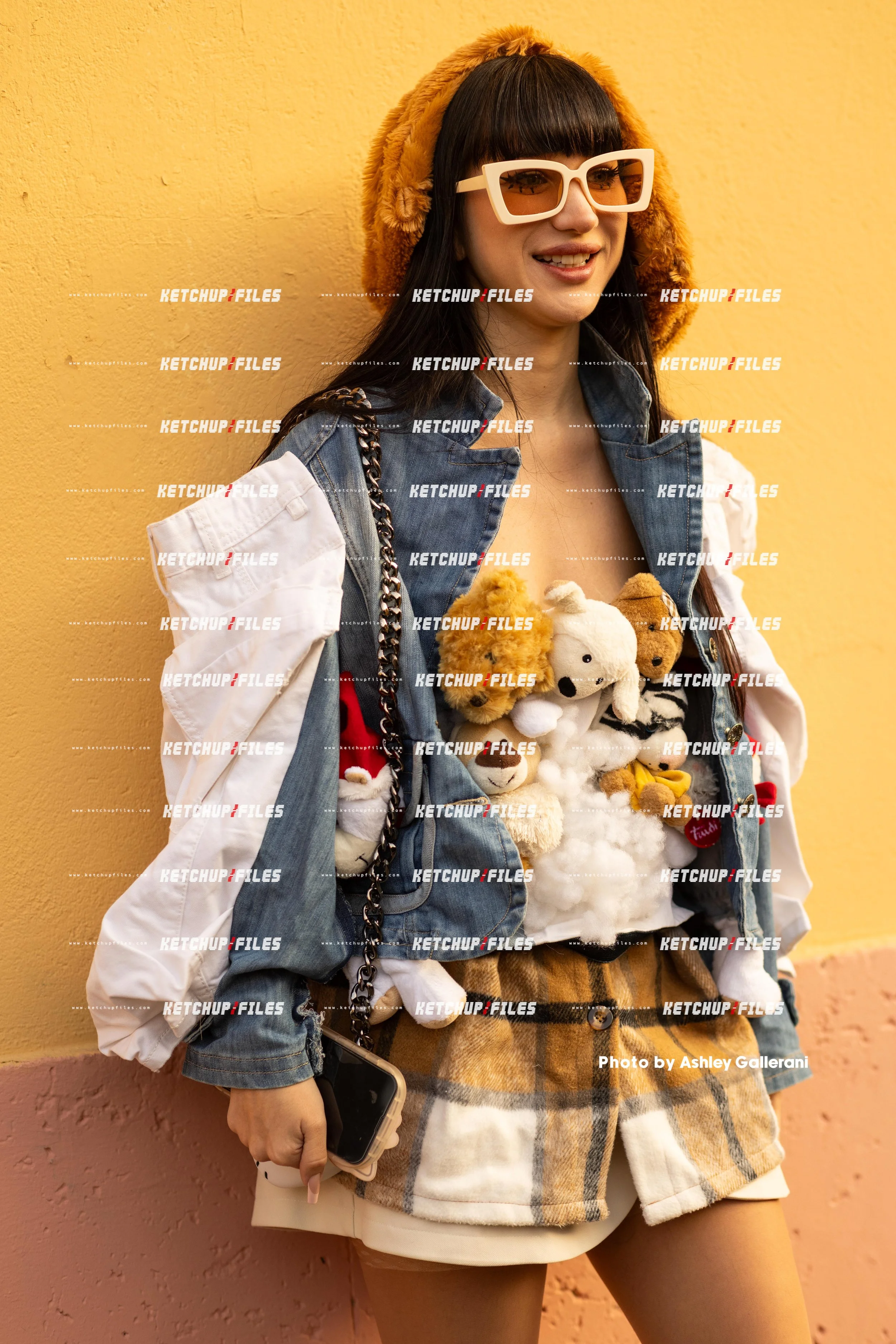 Street Style Photo of Guest at the FW26 Moschino Milan Fashion Week Show