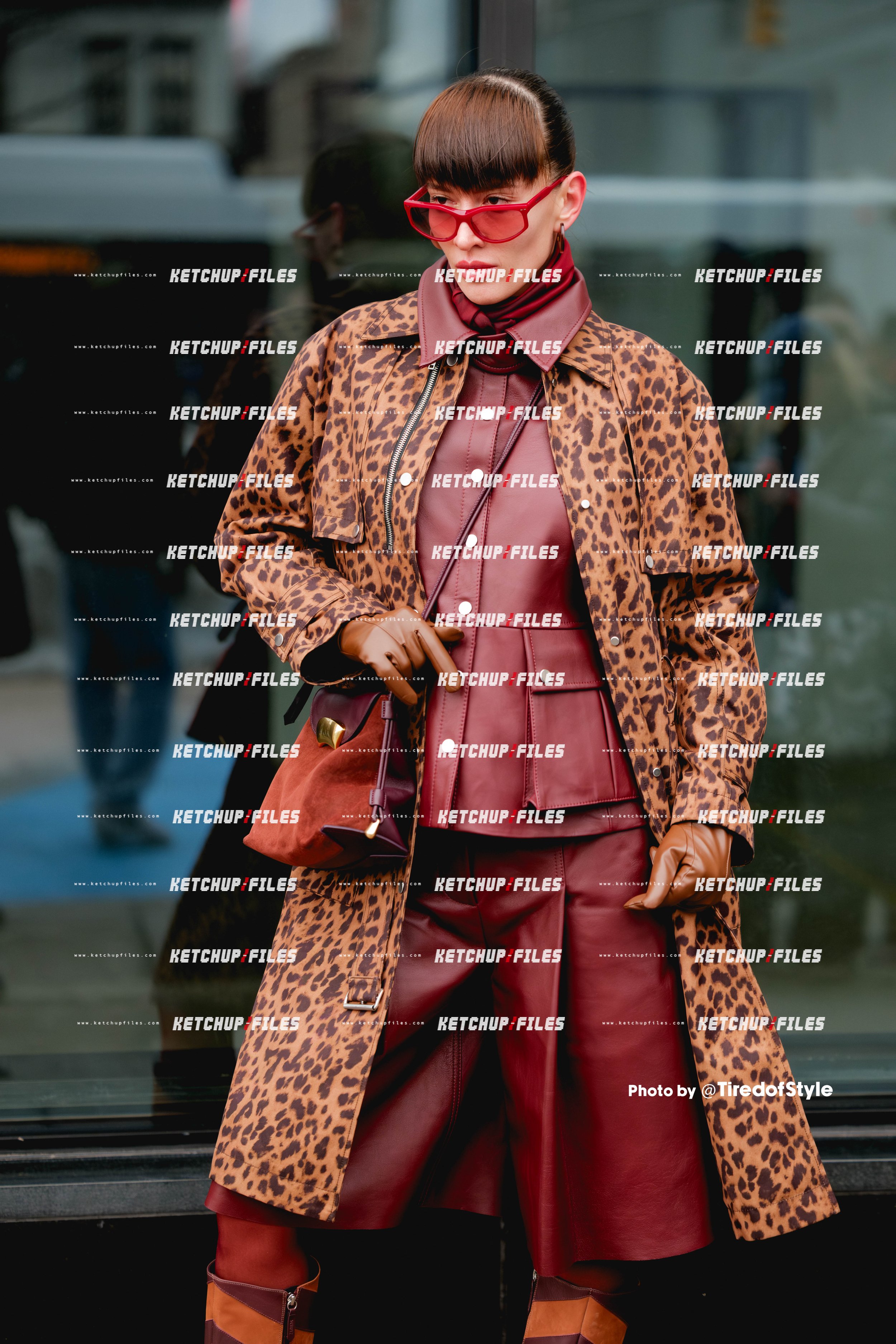Street Style Photo of Katya Tolstova at the Proenza Schouler FW26 New York Fashion Week Show