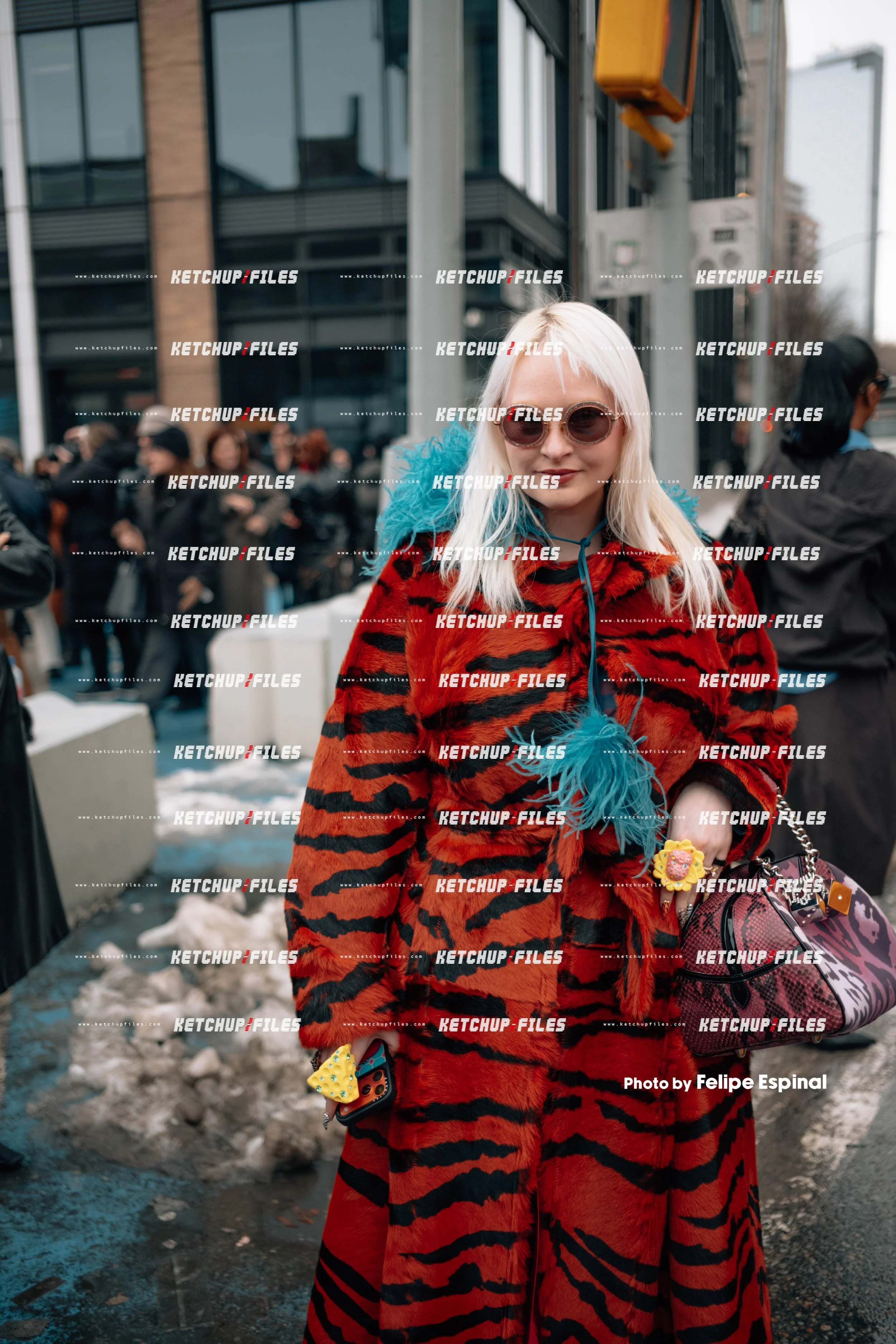 Street Style Photo of Kristen Bateman at the Proenza Schouler FW26 New York Fashion Week Show