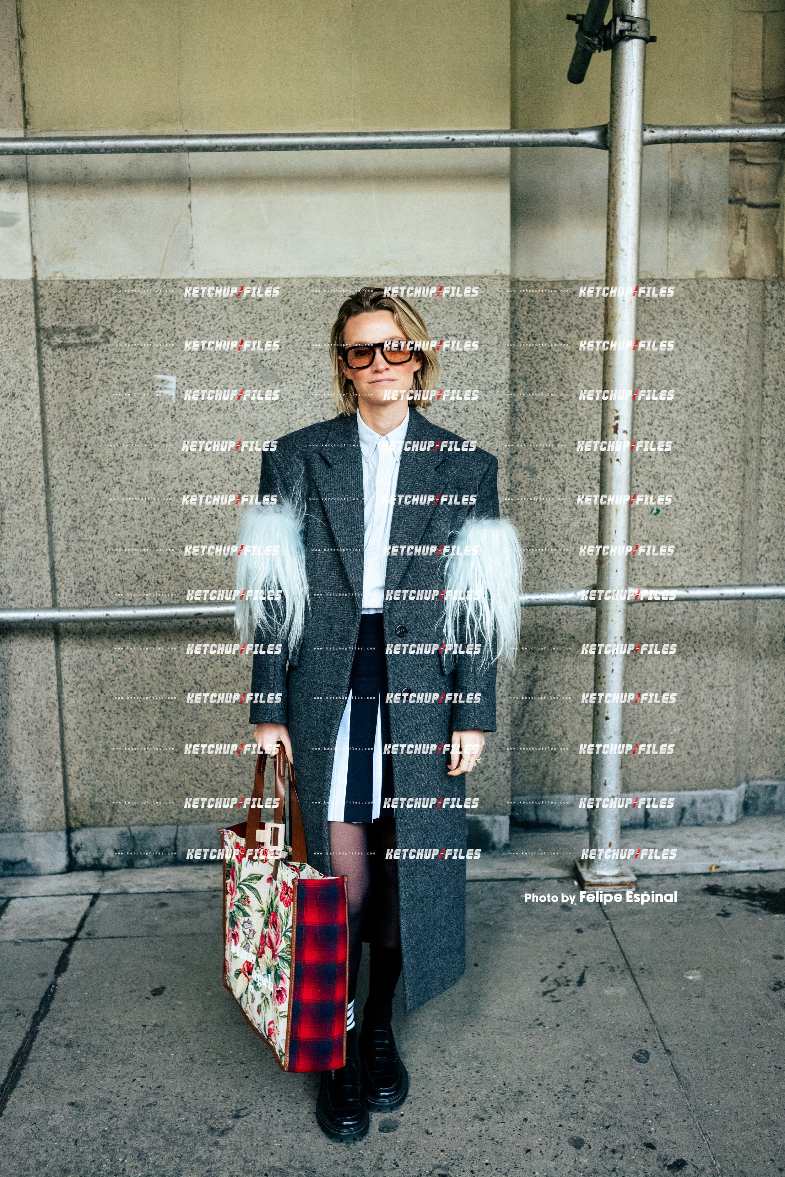 Street Style Photo of Emilia de Poret at the Altuzarra FW26 New York Fashion Week Show