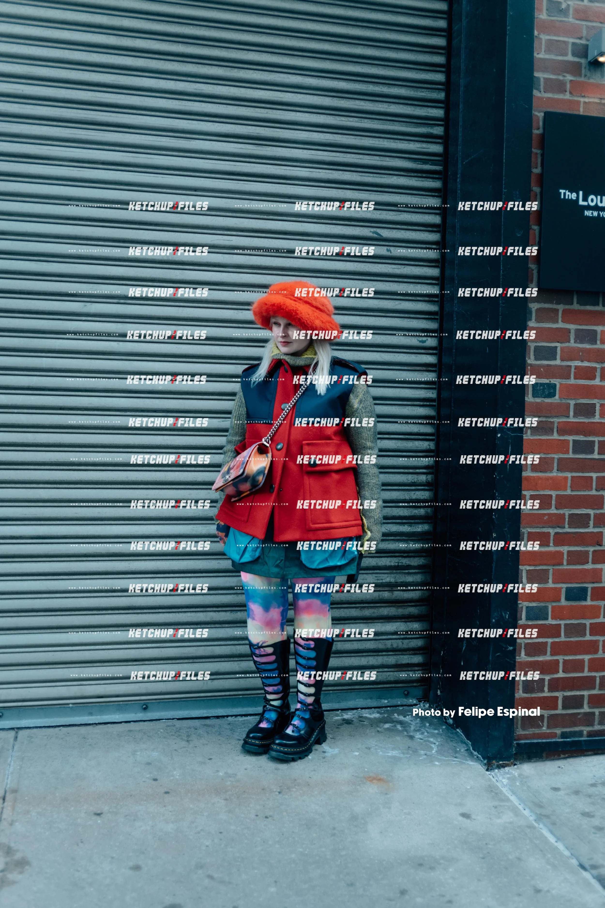 Street Style Photo of Kristen Bateman at the Zankov FW26 New York Fashion Week Show