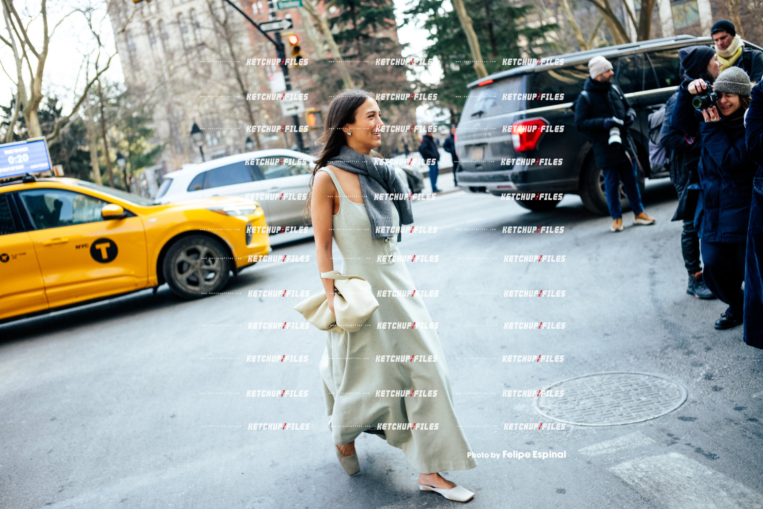 Street Style Photo of Guest at the Altuzarra FW26 New York Fashion Week Show